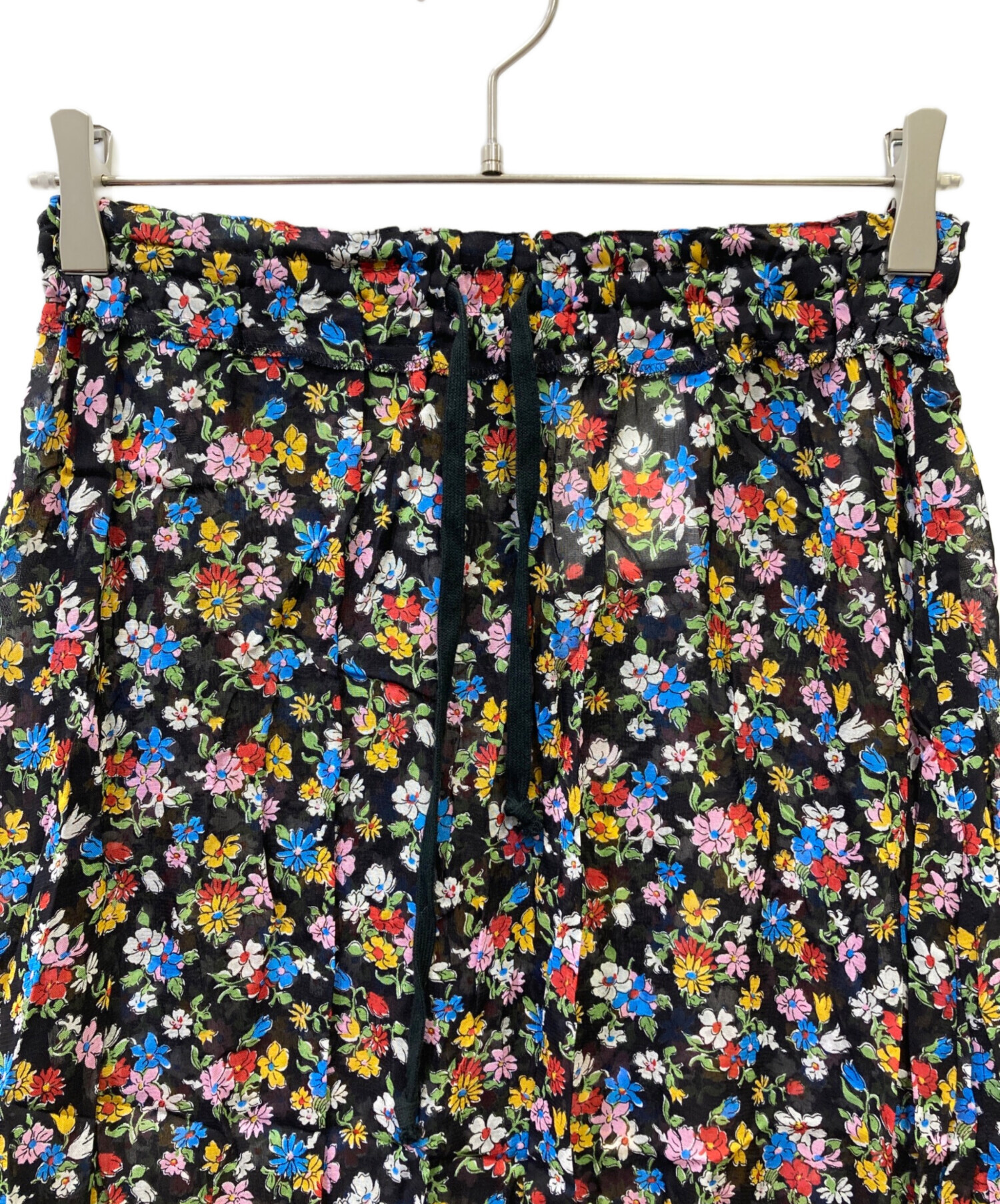 COMME des GARCONS ヴィンテージ シルク花柄スカート 中古・古着通販】tricot COMME des GARCONS (トリココムデギャルソン