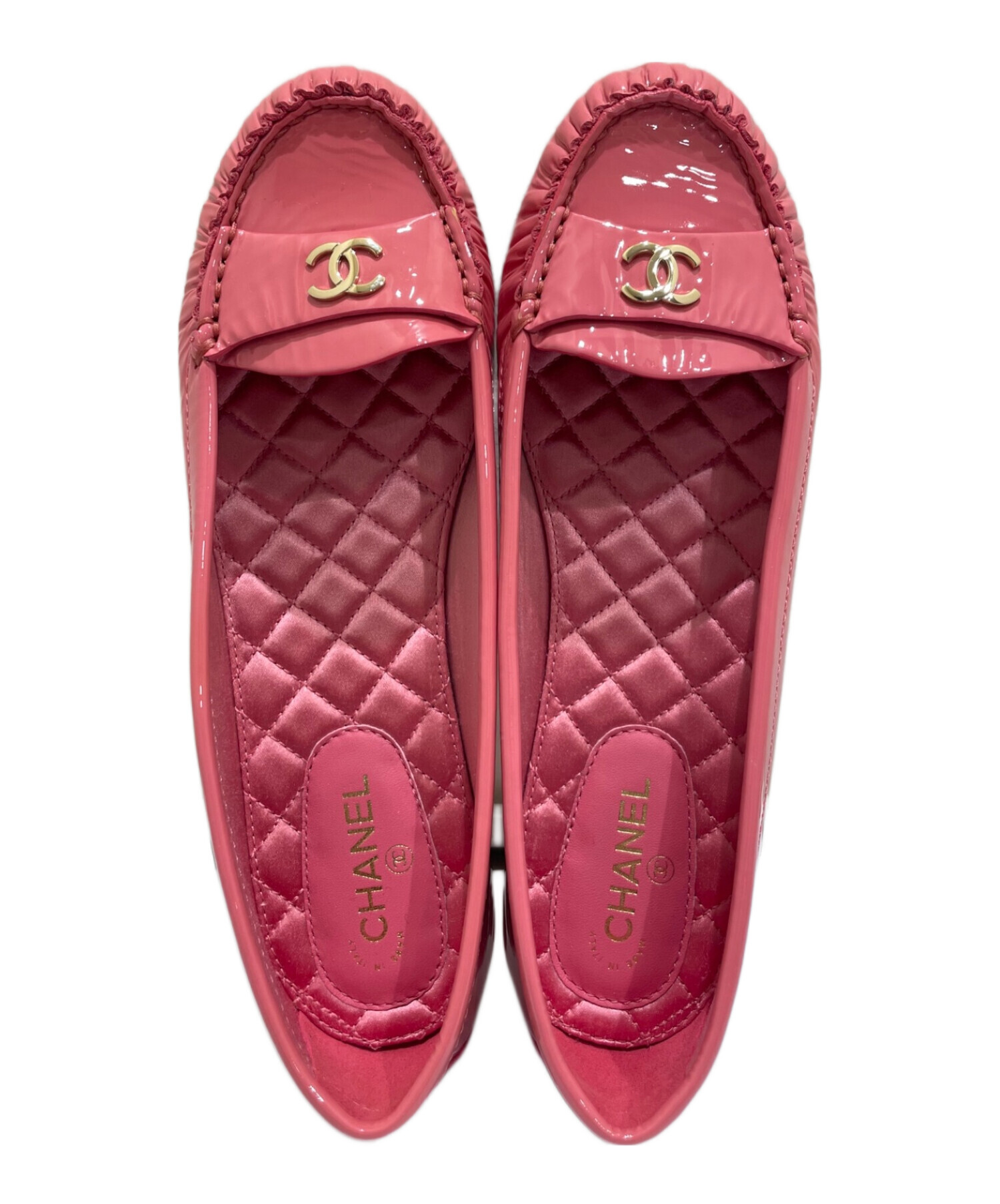 中古・古着通販】CHANEL (シャネル) ココマークパテントパンプス 
