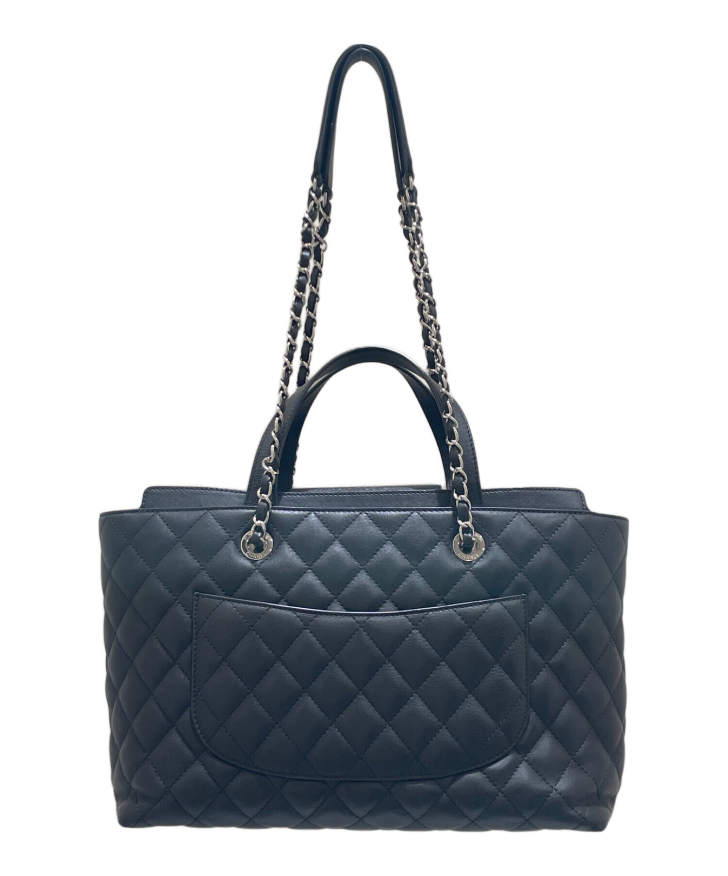 CHANEL シャネル マトラッセ ラムスキン 中古・古着通販】CHANEL (シャネル) マトラッセ32/ラムスキン ブラック
