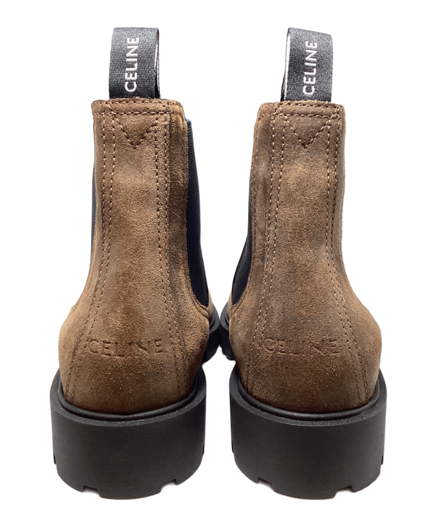 中古・古着通販】CELINE (セリーヌ) スウェードレザーチェルシーブーツ
