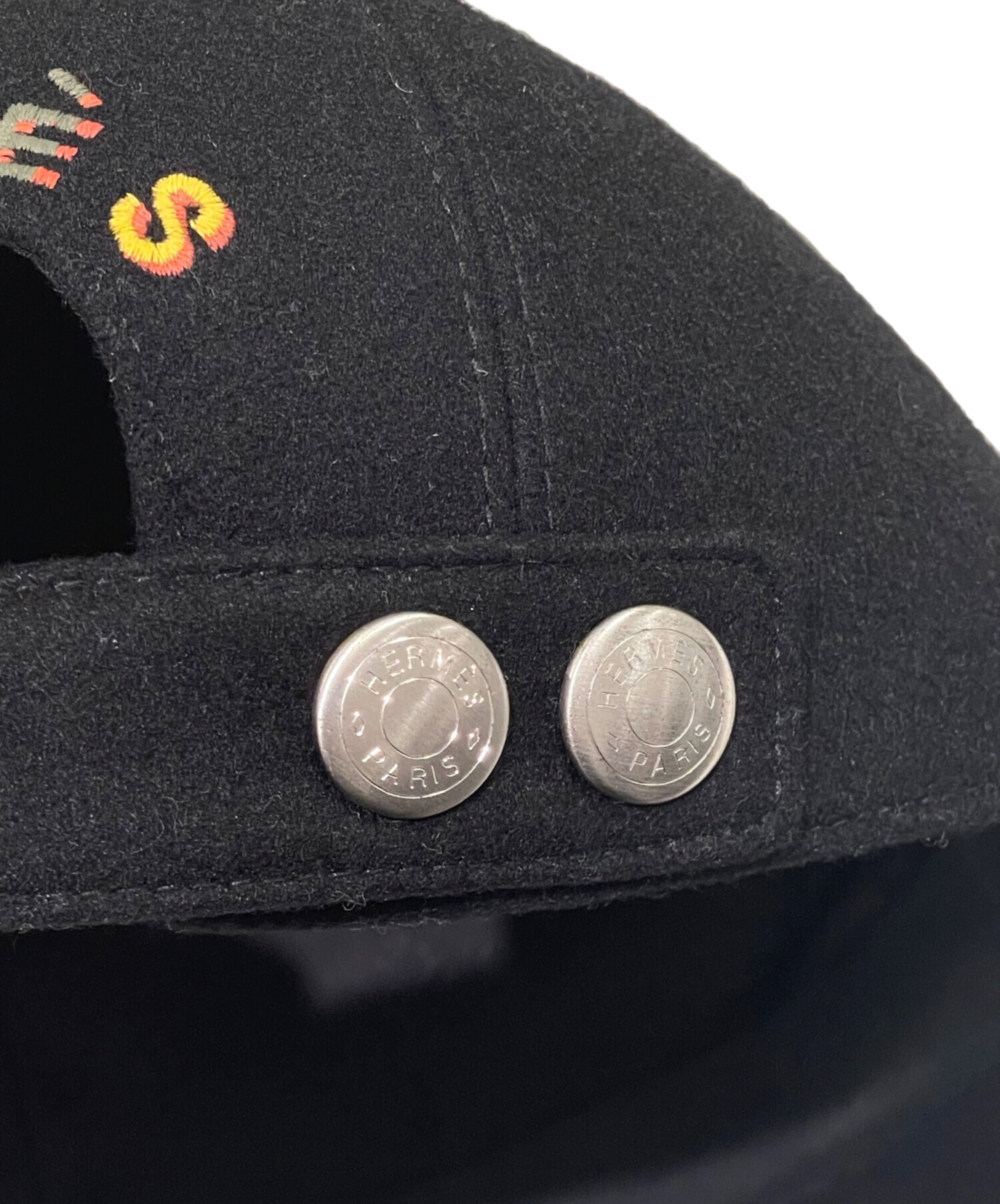 エルメス キャップ ブラック 58 エルメス キャップ ライリー レザー サイズ58 HERMES キャスケット