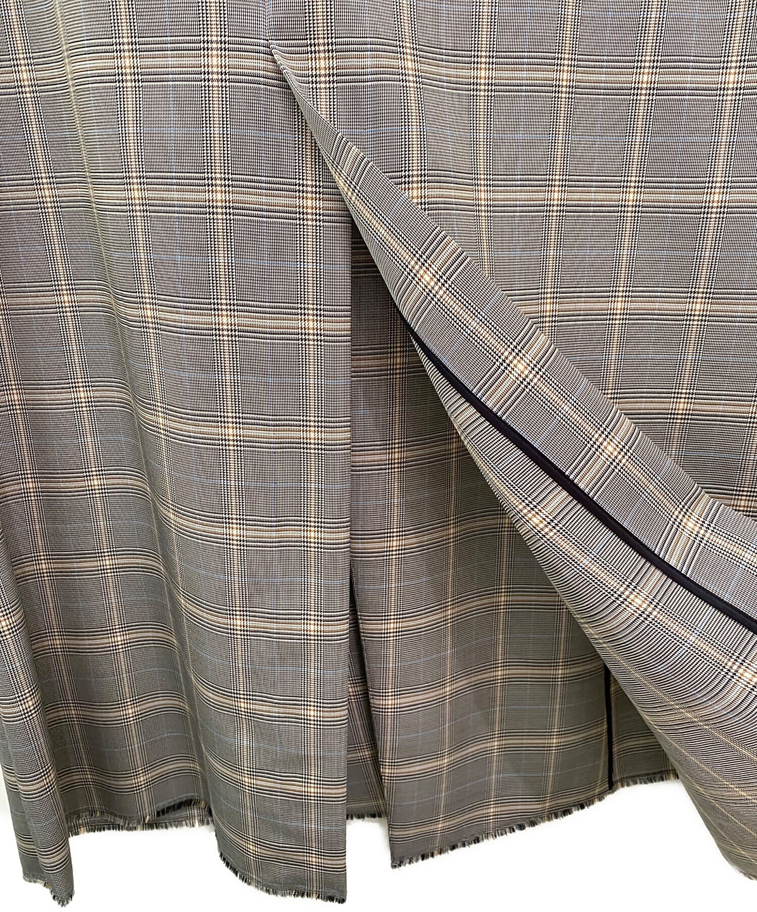 中古・古着通販】ebure (エブール) ロングジレ グレー サイズ:36