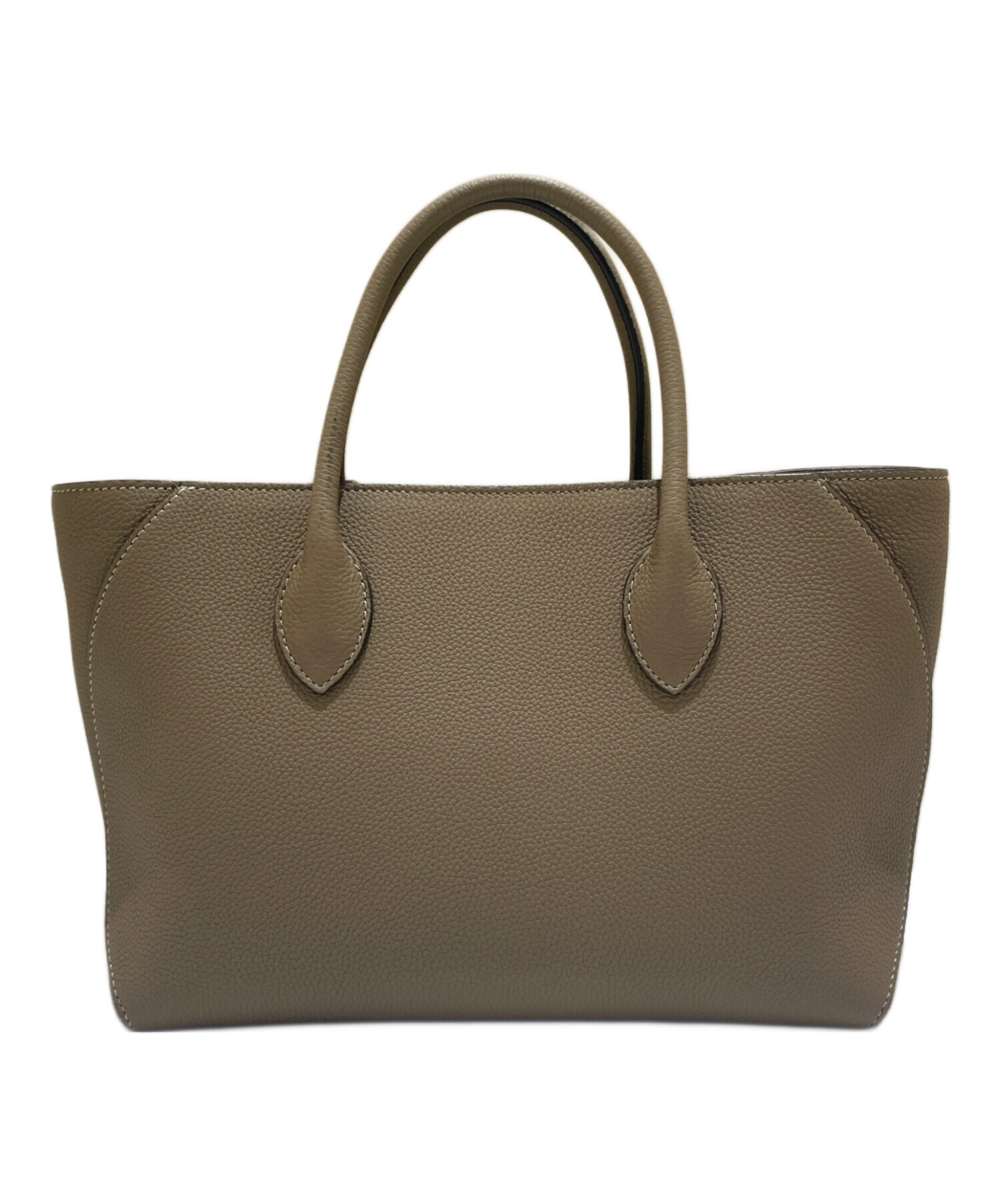 ボナベンチュラ 2WAY トートバッグ エトゥープ×キャンバス 中古