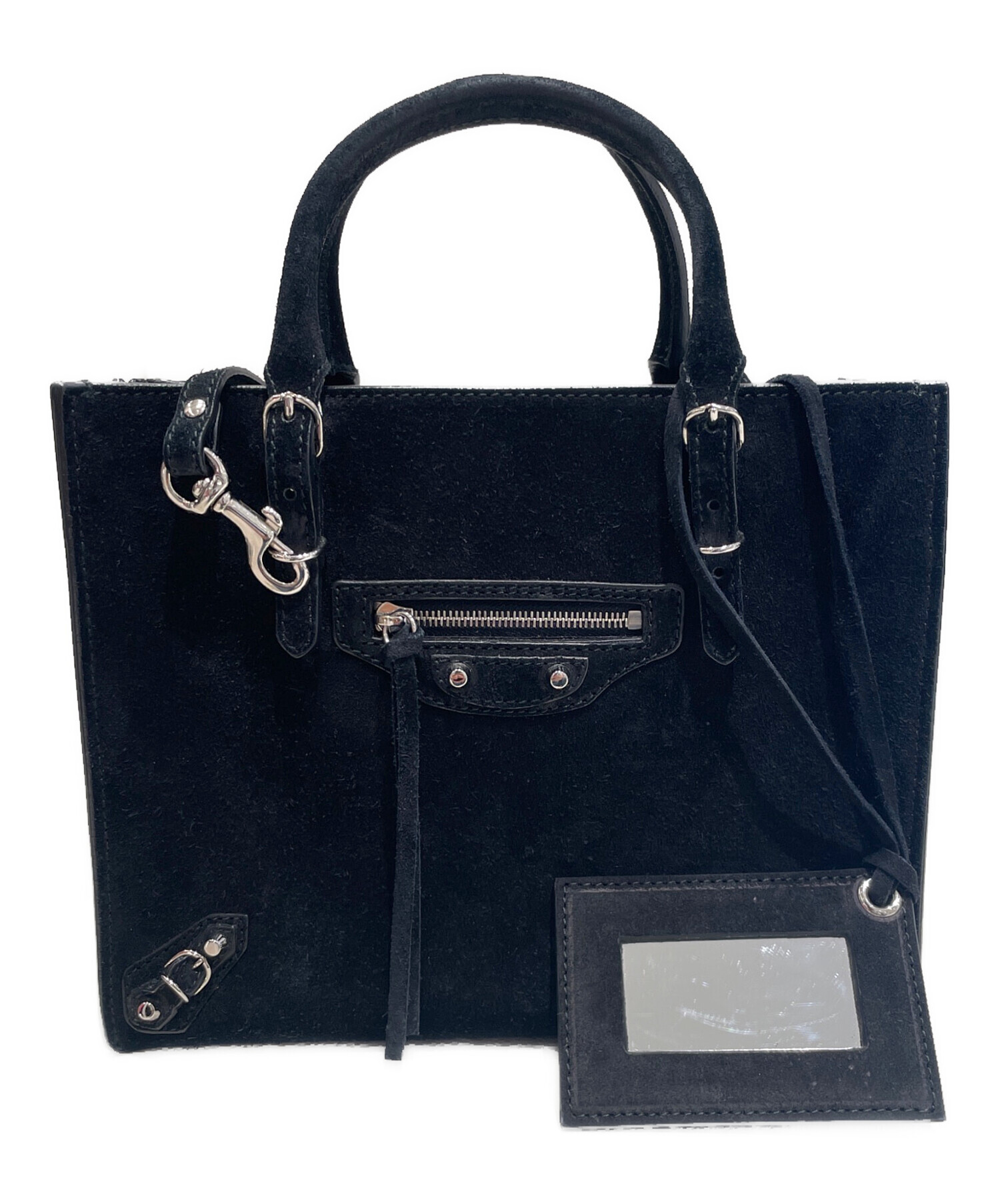中古・古着通販】BALENCIAGA (バレンシアガ) ペーパーミニ ブラック 