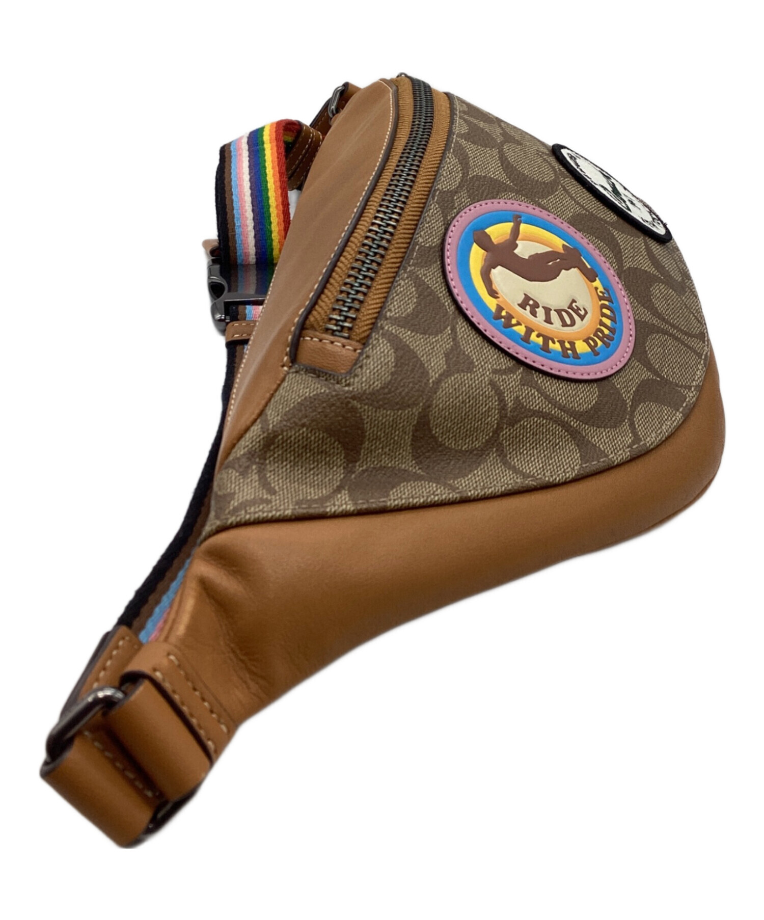 COACH マルチカラー ウエストバッグ coach ウエストバッグ COACH (コーチ) ウエストバッグ マルチカラー