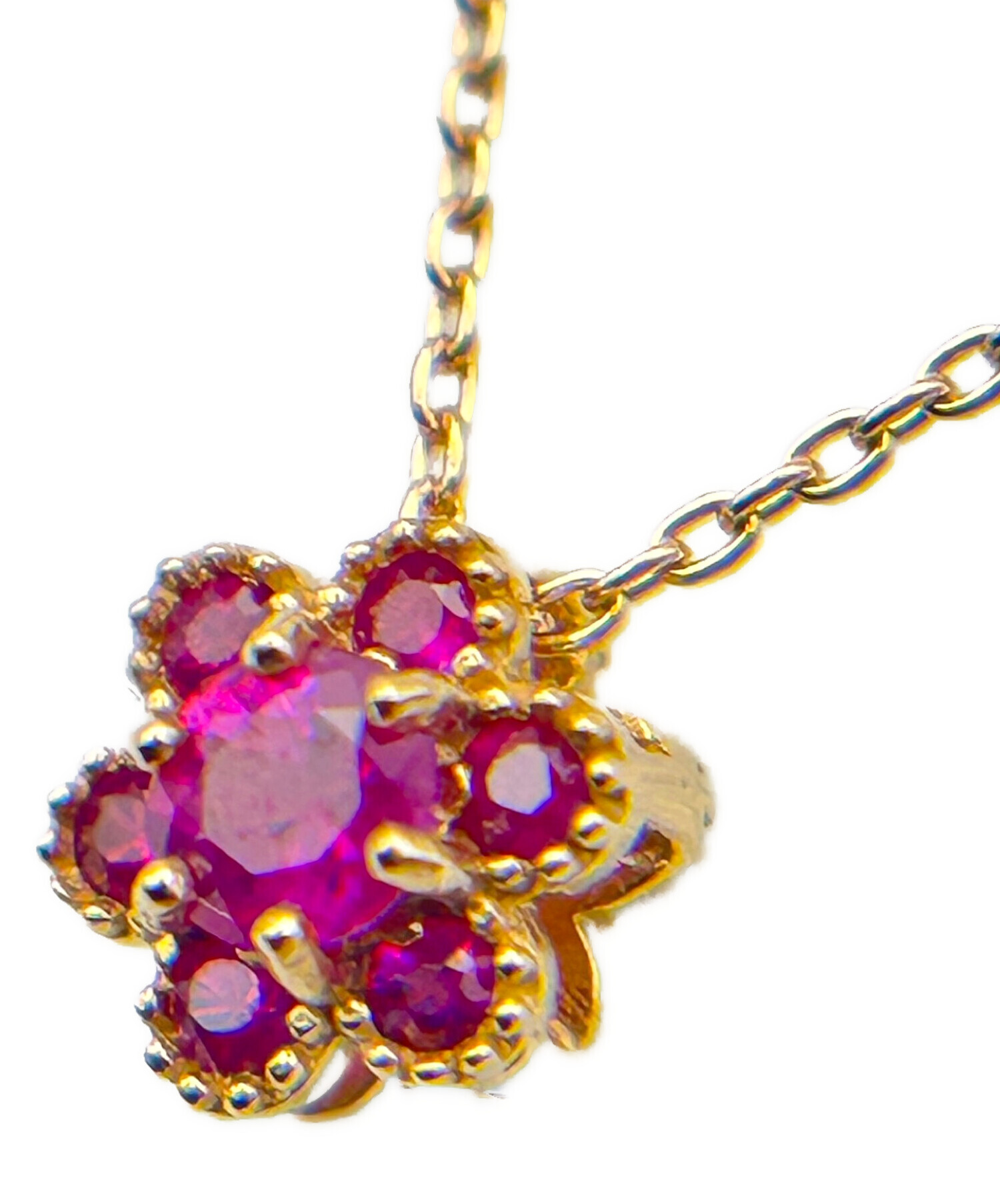 SALE⭐︎Ponte Vecchio 誕生石リバーシブルネックレス 中古・古着通販】Ponte Vecchio (ポンテヴェキオ) フラワーモチーフ