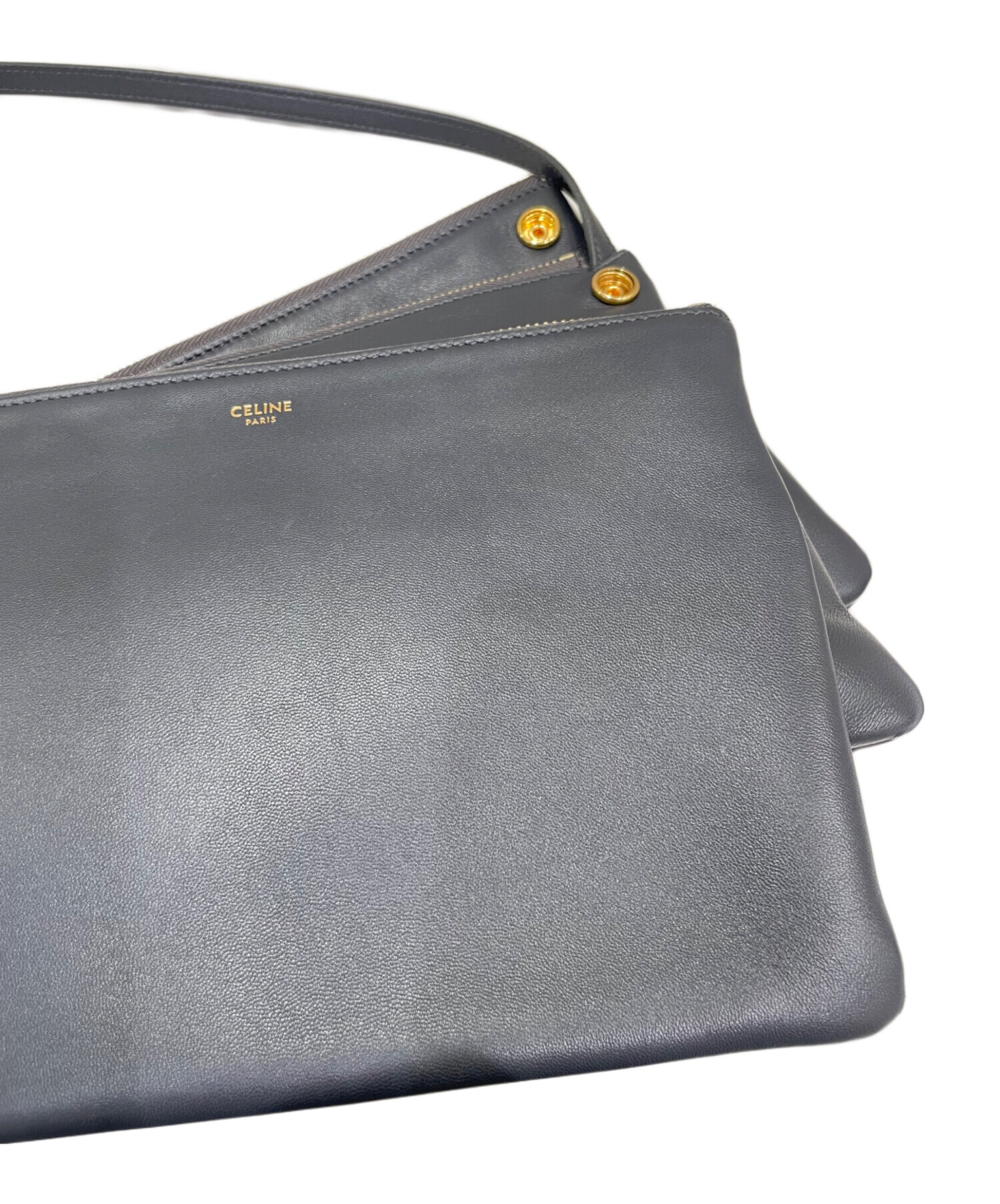 中古・古着通販】CELINE (セリーヌ) トリオ ラージ/ショルダーバッグ