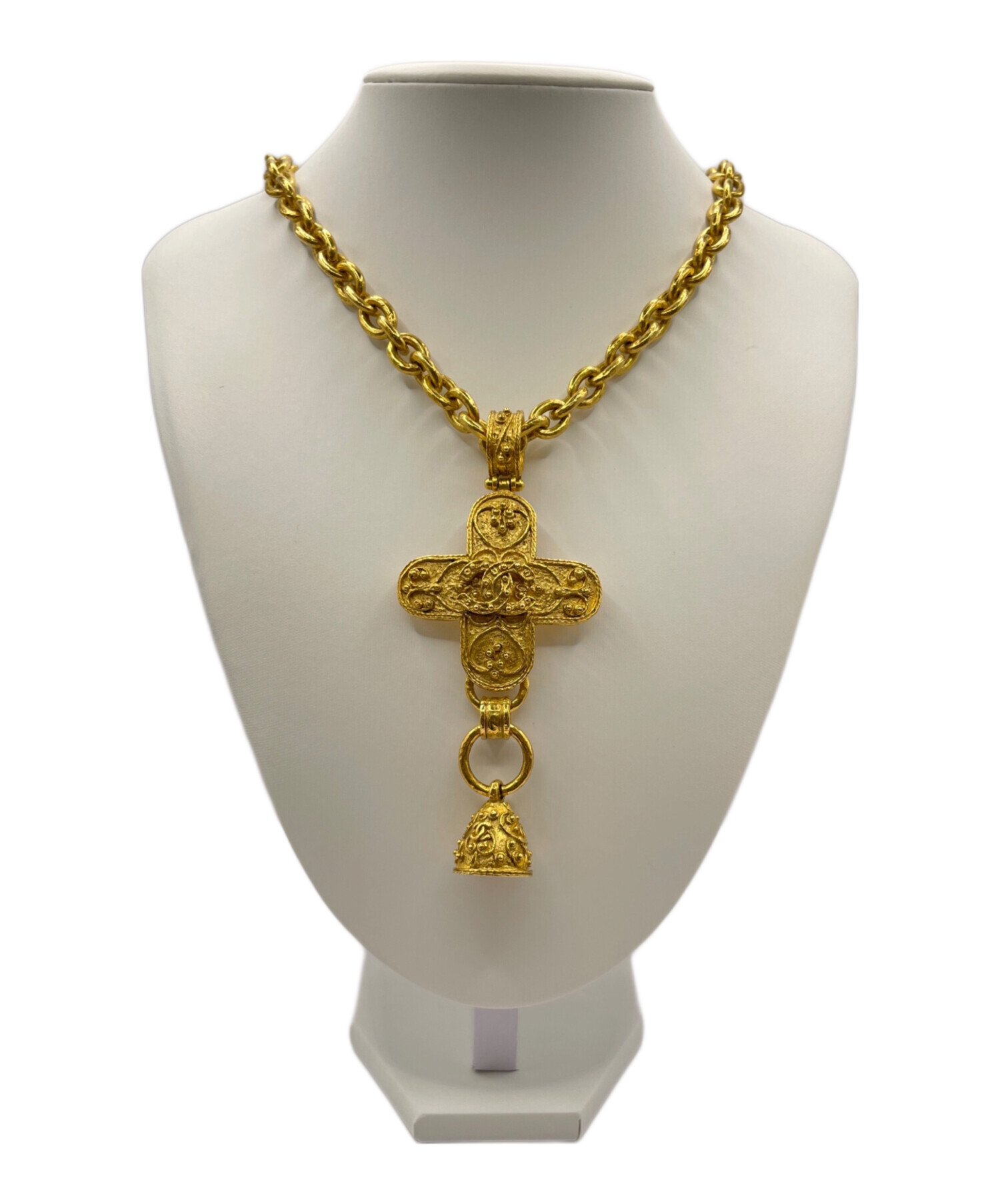 中古・古着通販】CHANEL (シャネル) クロスベルモチーフドットココ 