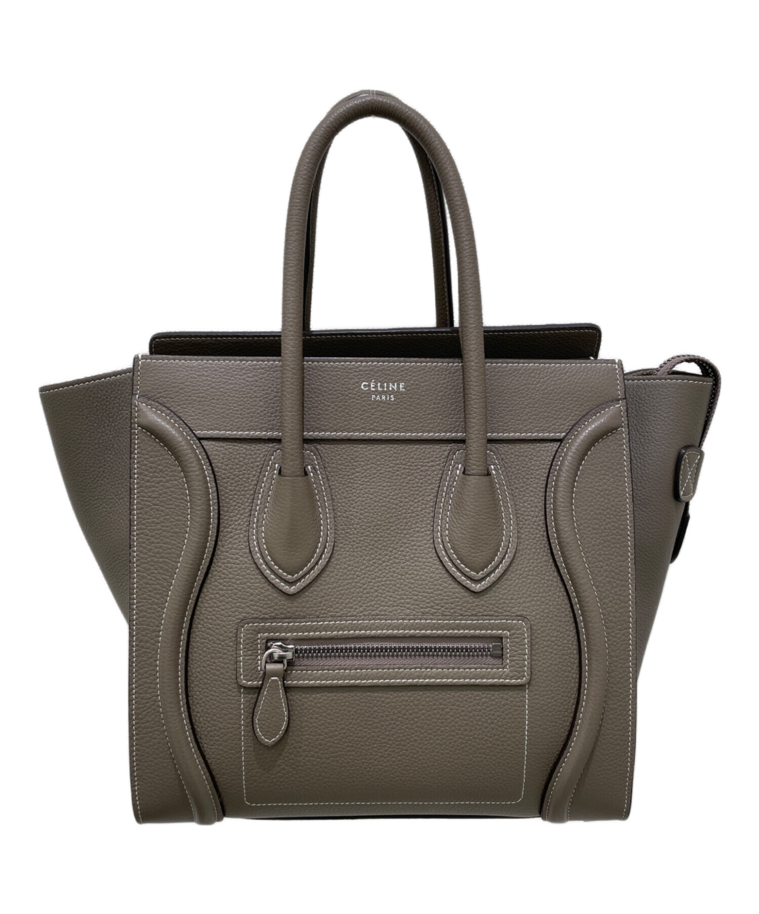 中古・古着通販】CELINE (セリーヌ) ラゲージ マイクロ グレー サイズ 