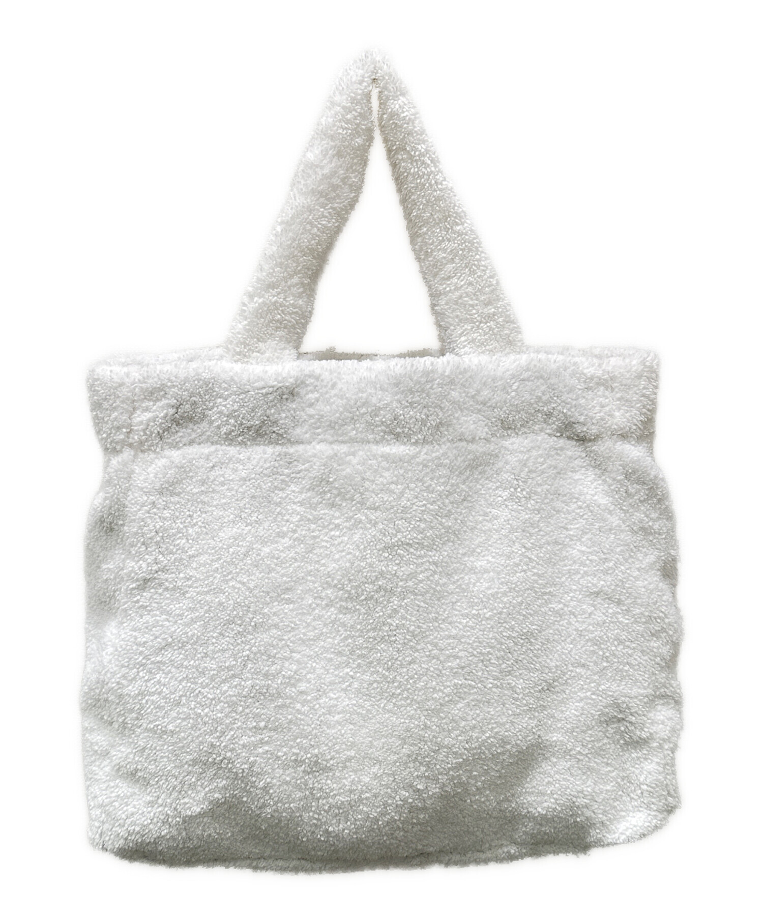 PRADA プラダ 大容量 トートバッグ テスート 白タグ ユニセックス 旅行 中古・古着通販】PRADA (プラダ) SPUGNA/テリートートバッグ ホワイト