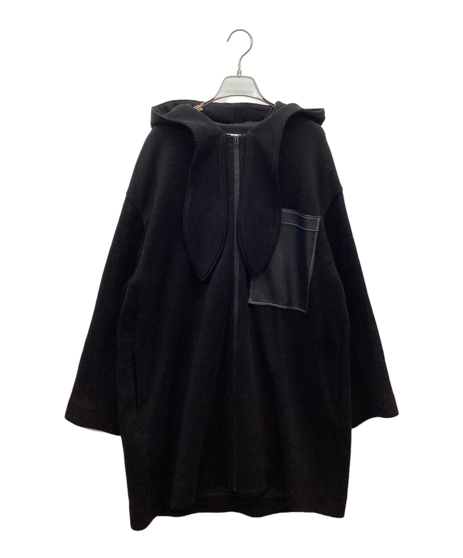 ADORE アドーア バルキー ダブル フェイス ジャケット ブラック 【公式