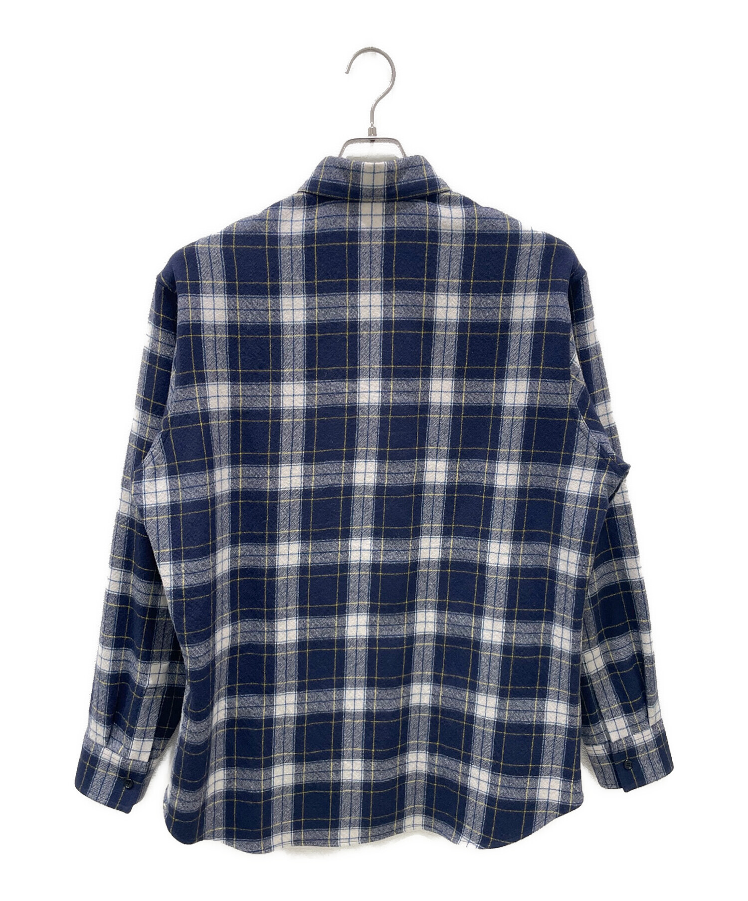 中古・古着通販】CELINE (セリーヌ) Checked Wool Loose Shirt 