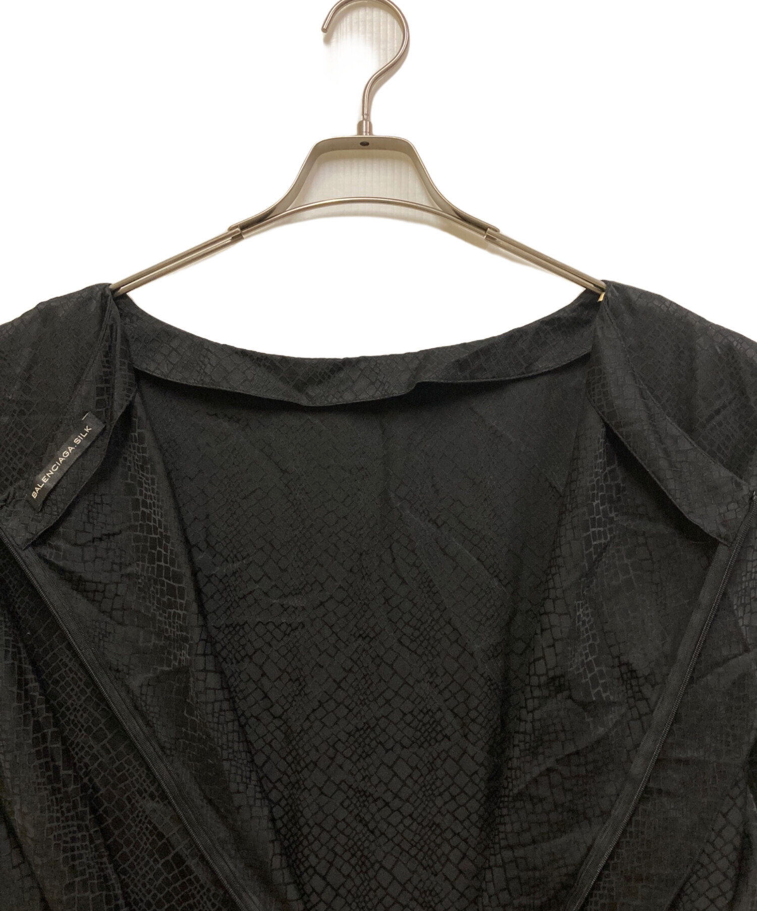 中古・古着通販】BALENCIAGA (バレンシアガ) シルクワンピース
