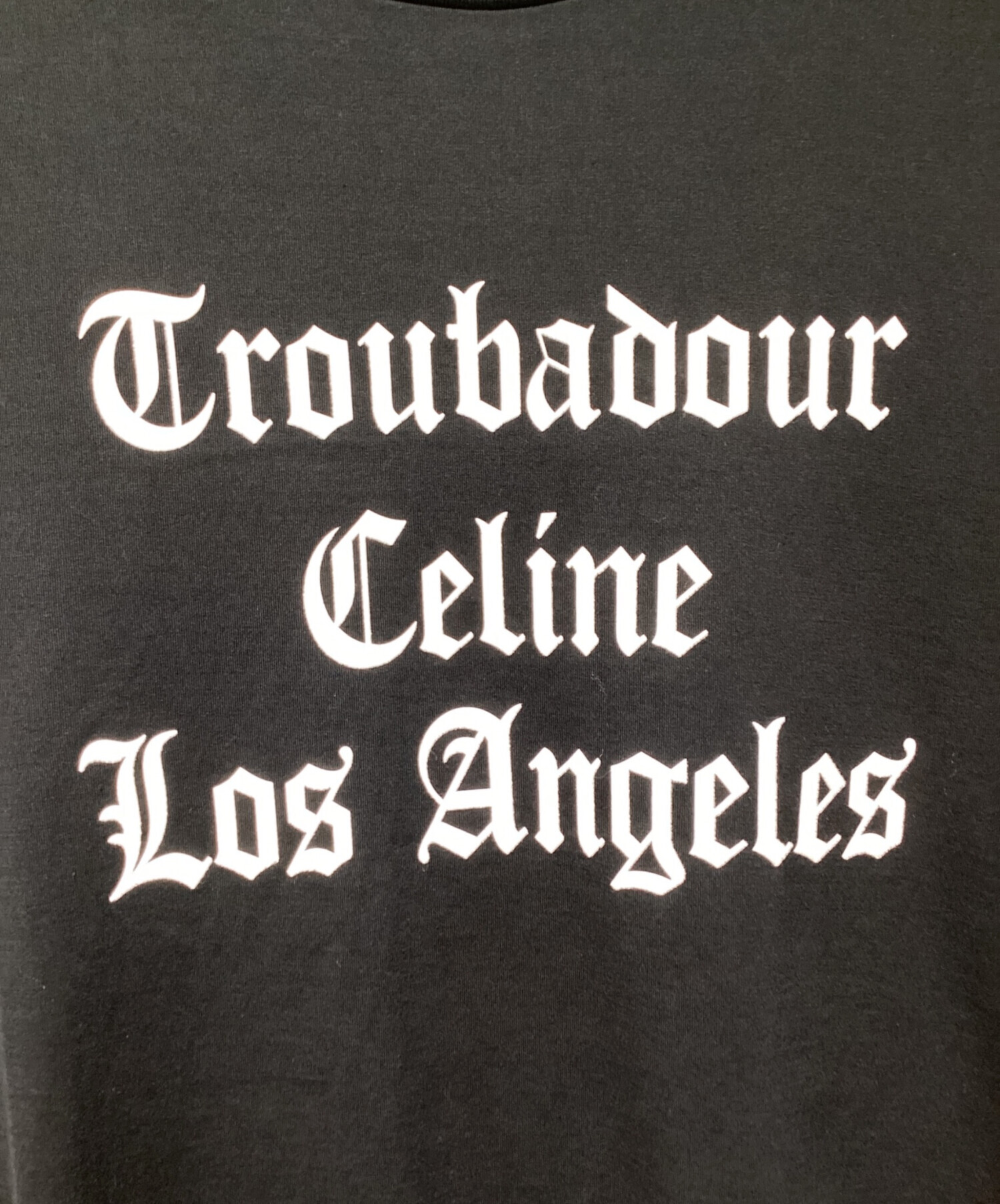 中古・古着通販】CELINE (セリーヌ) トルバドール ルーズTシャツ 