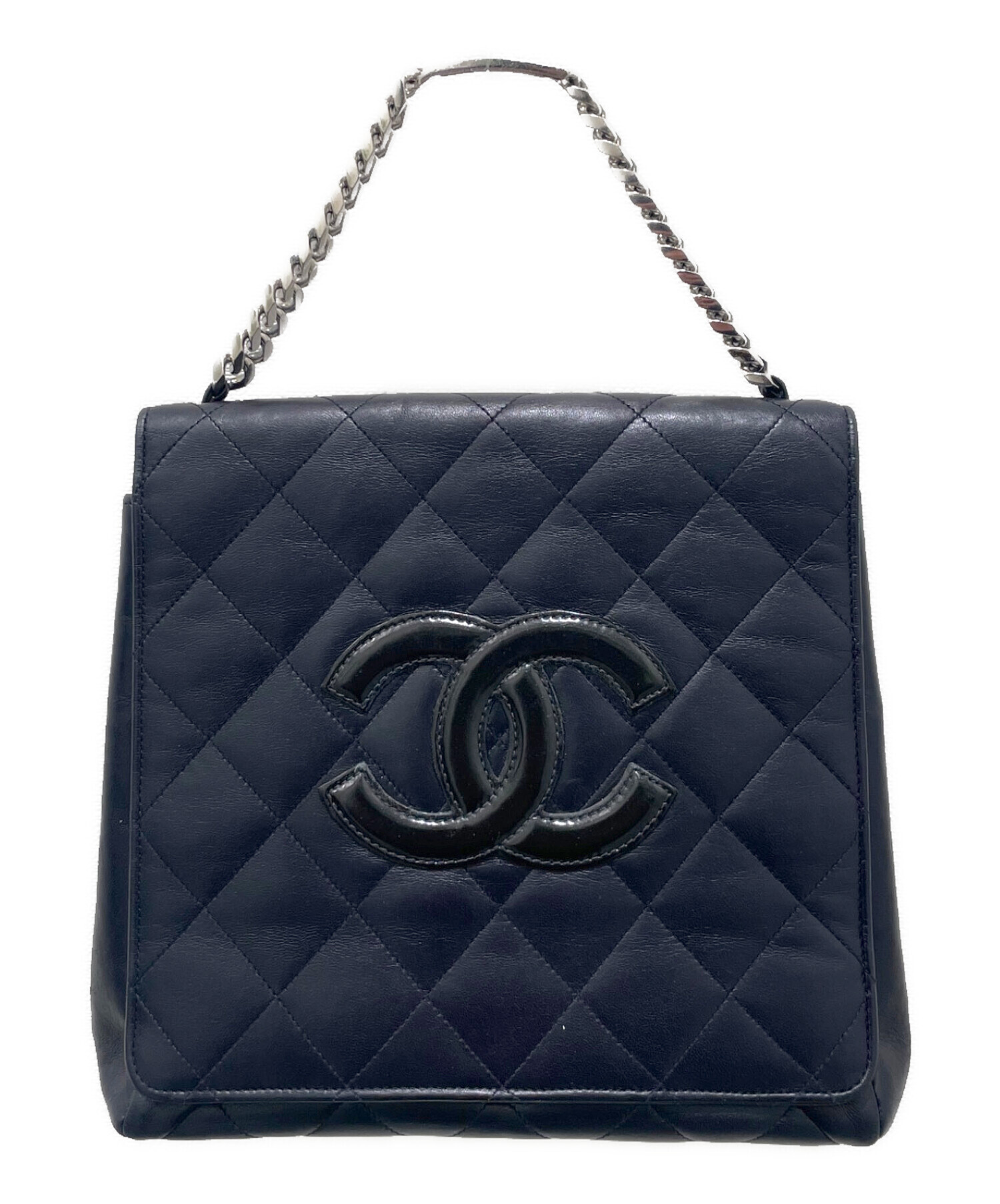 【CHANEL】希少ココマークビンテージハンドバッグ 12月いっぱいで出品終了 CHANEL ココマーク ハンドバッグ ブラック マットゴールド キャビア