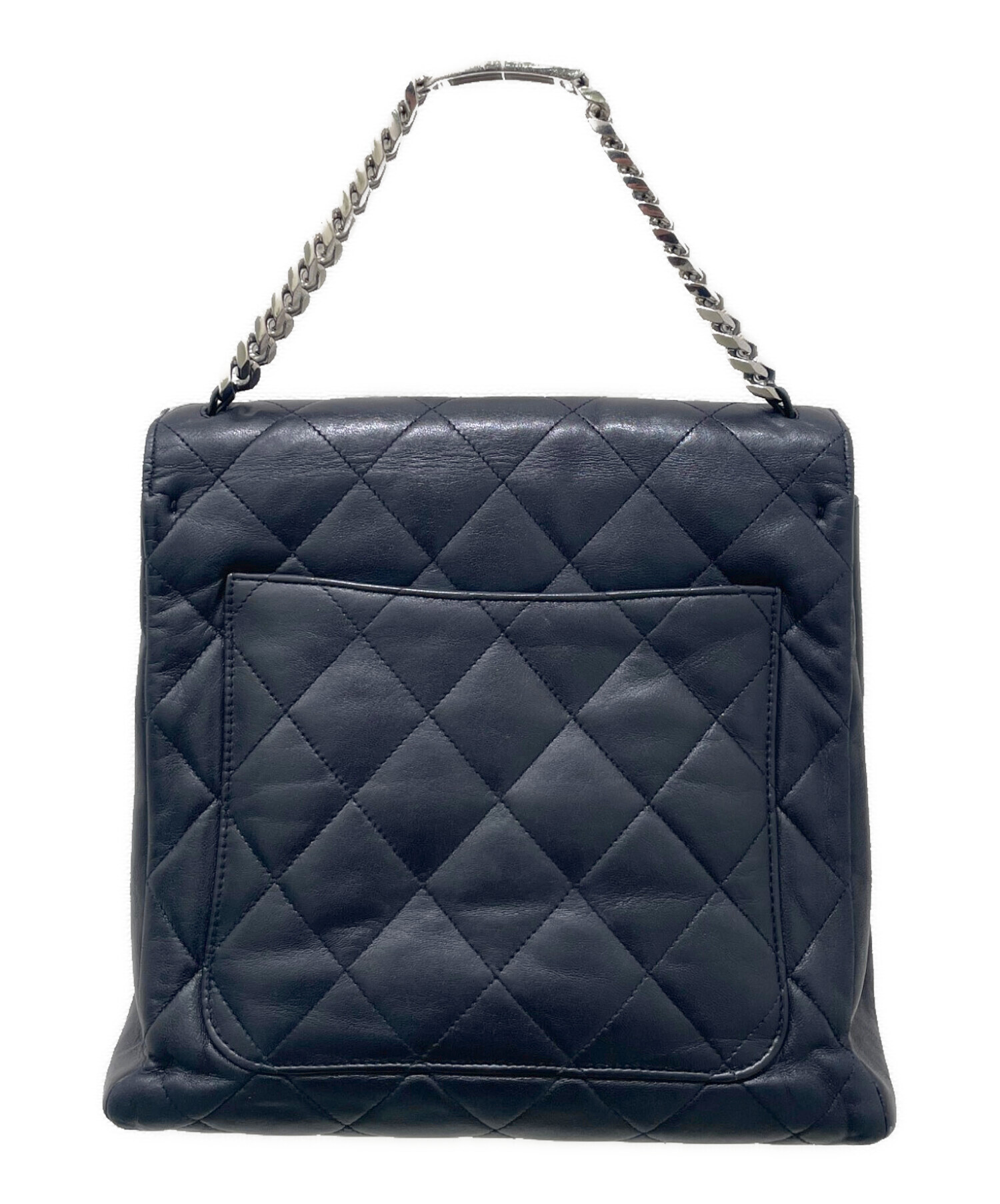 【週末限定・大幅値下げ】松坂屋名古屋店　シャネル　マトラッセ ハンドバッグ 中古・古着通販】CHANEL (シャネル) ココマーク チェーン マトラッセ