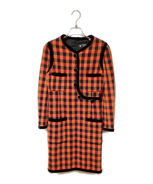 シャネル　ワンピース シャネル ワンピース CHANEL ブラック ゴールド No.5 ロゴ ジッパー