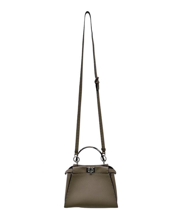 中古・古着通販】FENDI (フェンディ) セレリア ピーカブー ミニ グレー