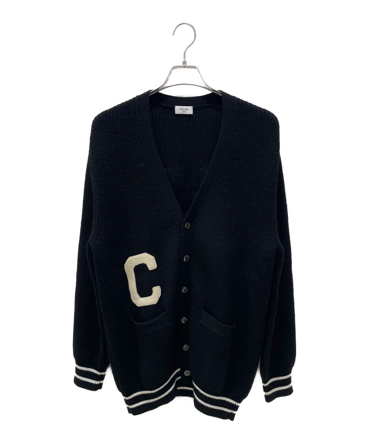 中古・古着通販】CELINE (セリーヌ) ロング カレッジカーディガン 