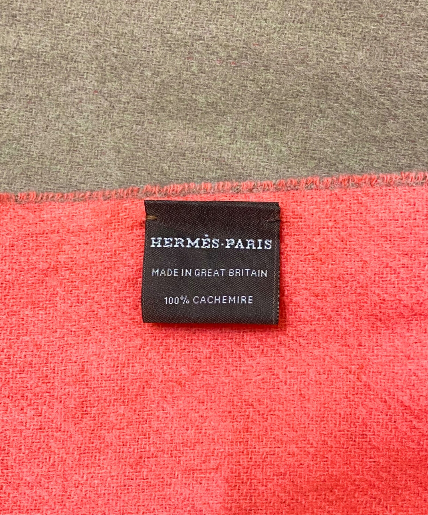 中古・古着通販】HERMES (エルメス) カシミヤエンボスロゴ