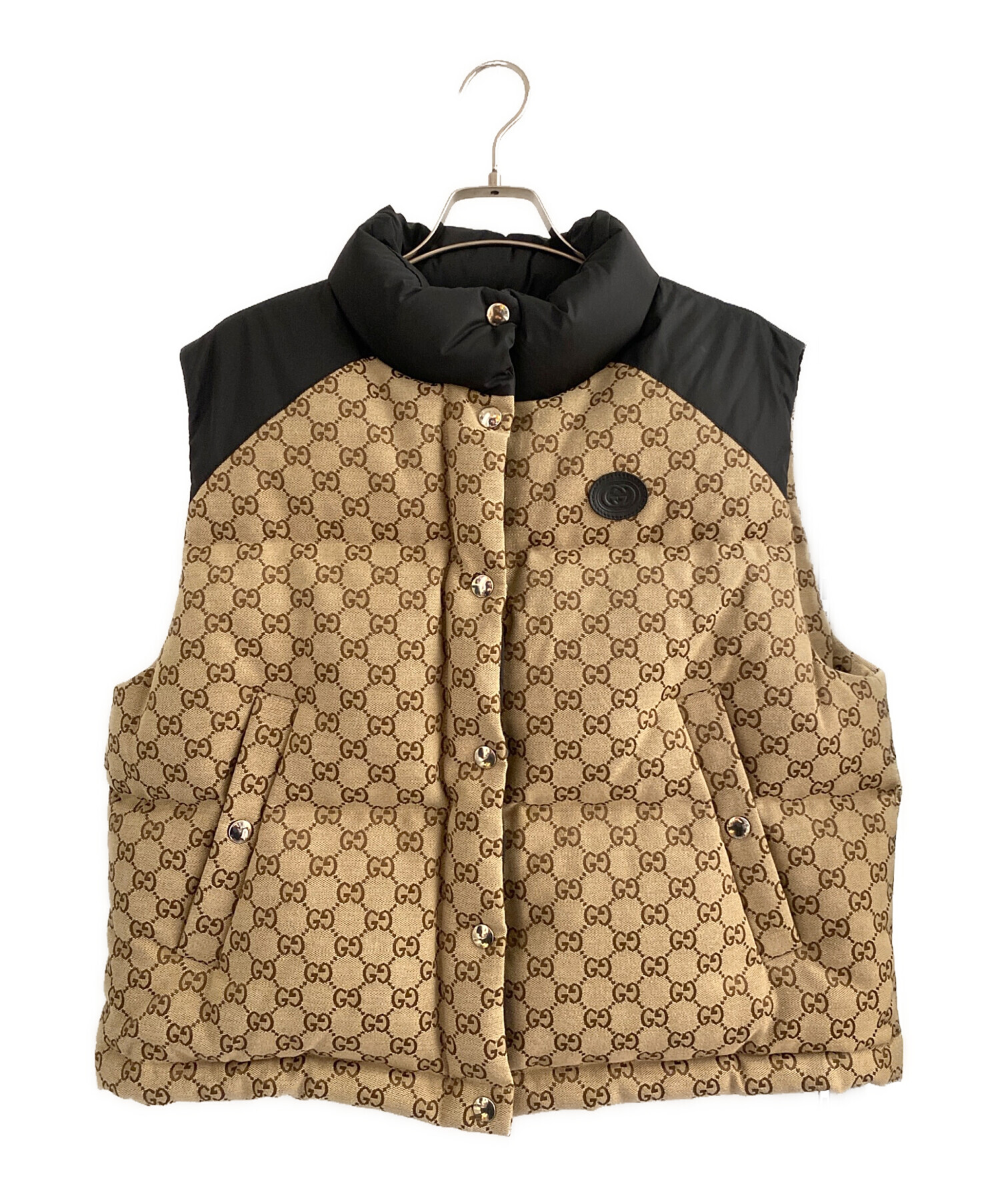 GUCCI　新品　ウールベスト 中古・古着通販】GUCCI (グッチ) 23ss GG Cotton Canvas Puffer