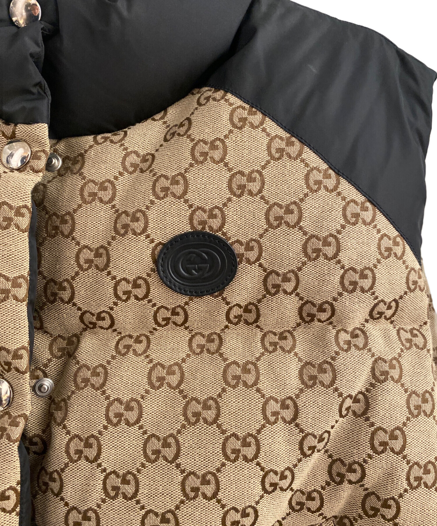 中古・古着通販】GUCCI (グッチ) 23ss GG Cotton Canvas Puffer Vest