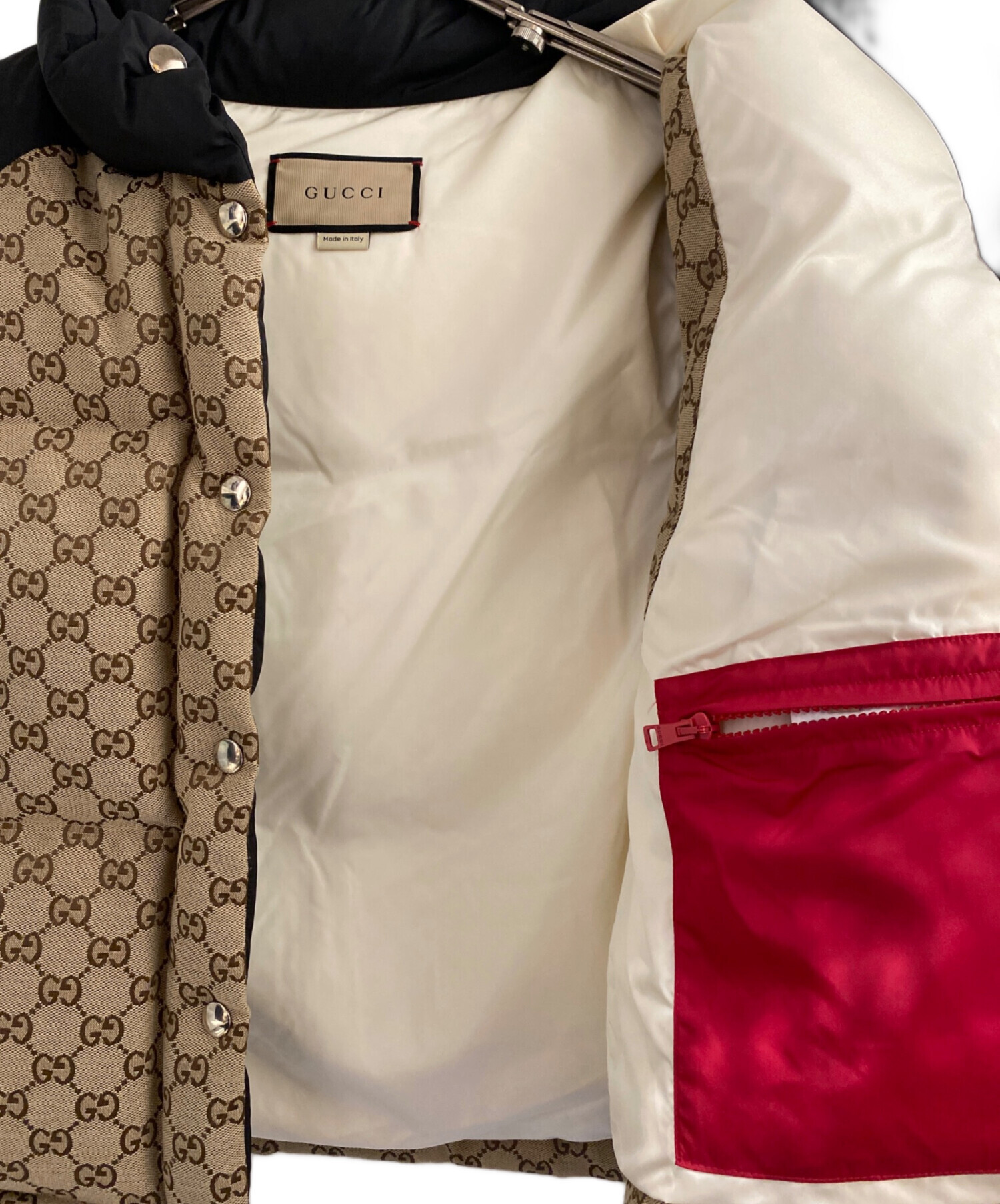 中古・古着通販】GUCCI (グッチ) 23ss GG Cotton Canvas Puffer Vest