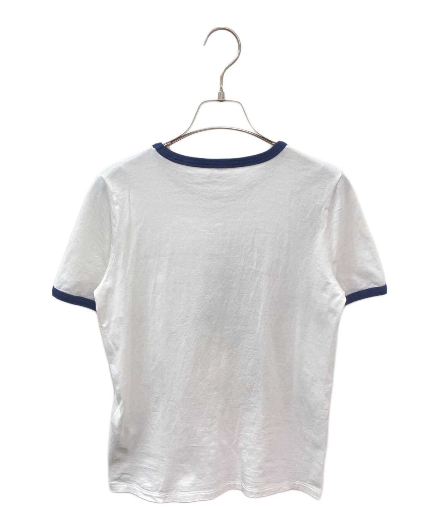 中古・古着通販】CELINE (セリーヌ) トリオンフロゴTシャツ ホワイト 