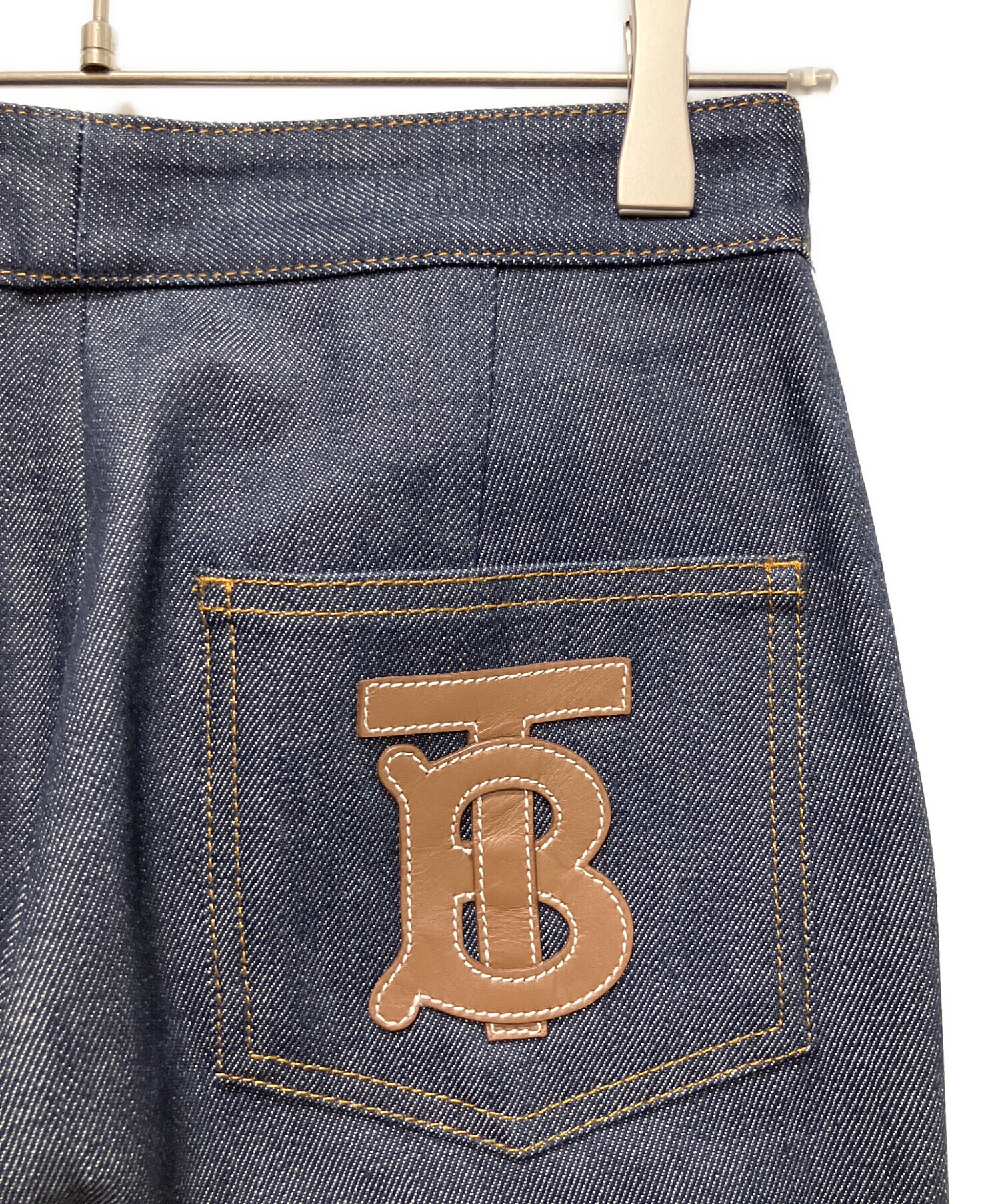 中古・古着通販】BURBERRY (バーバリー) TBロゴパッチデニムパンツ