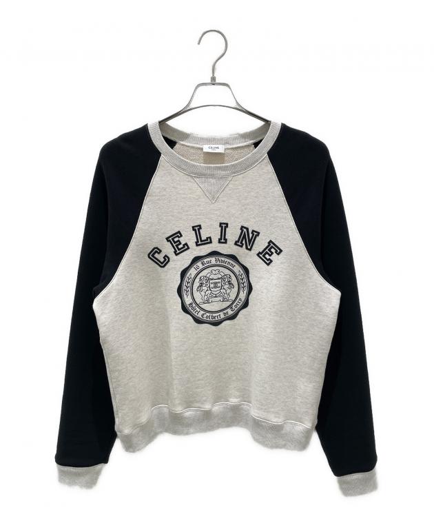 CELINE ルーズスウェットシャツコットンフリース セリーヌ CELINE コットンフリースルーズスウェットシャツ - メルカリ