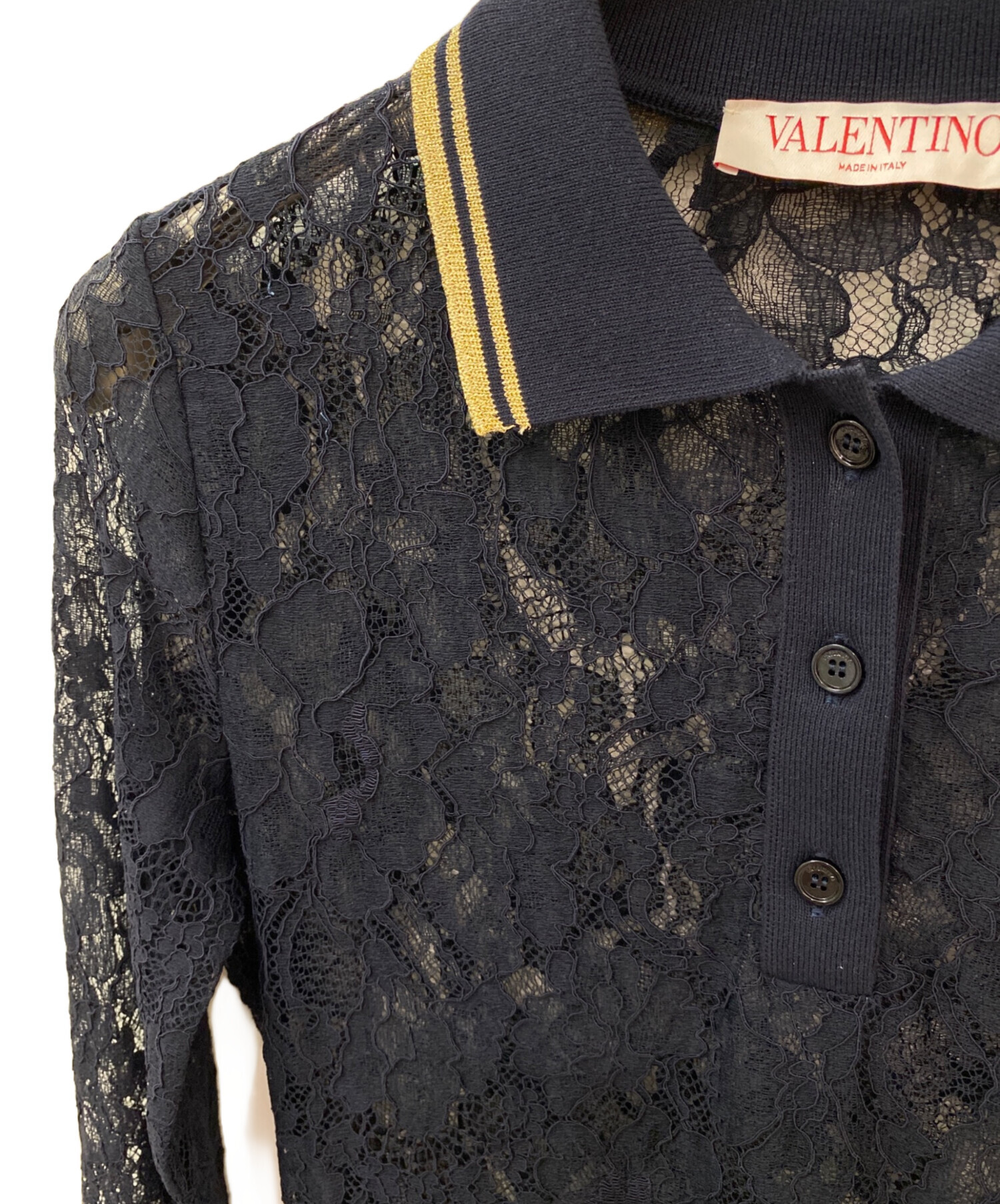 中古・古着通販】VALENTINO (ヴァレンティノ) レースデザイン 