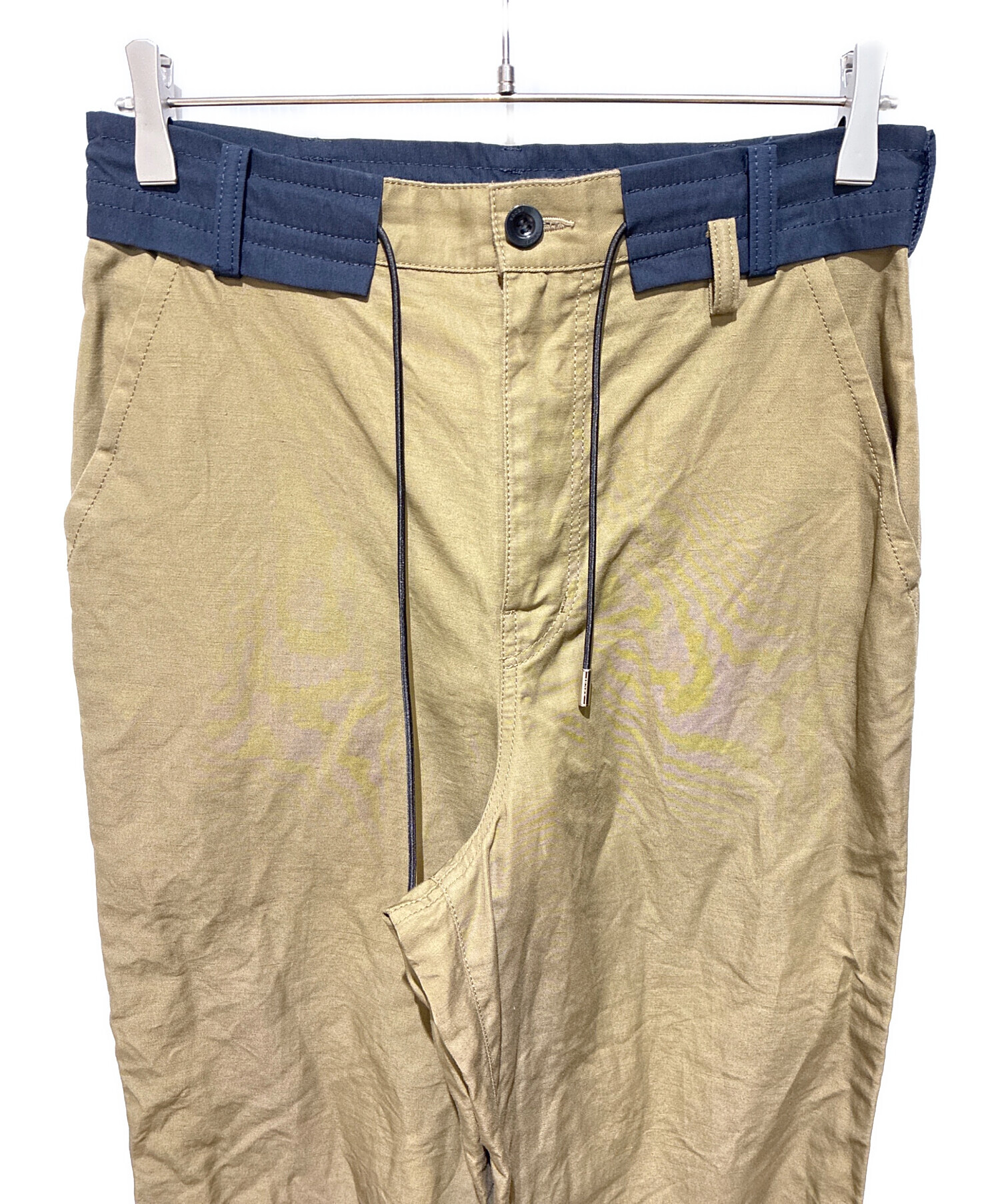 Sacai モノグラム レースディテール カーゴパンツ Sacai モノグラム