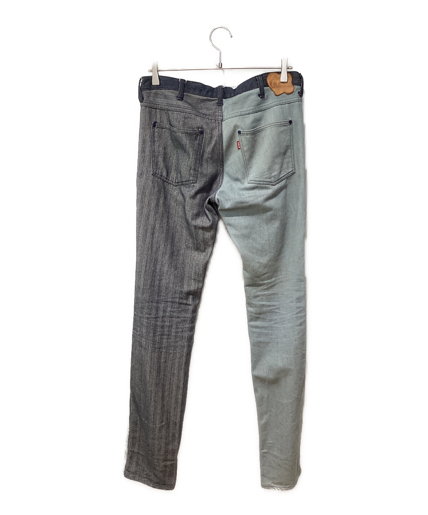中古・古着通販】NUMBER (N)INE (ナンバーナイン) 切替デニムパンツ 