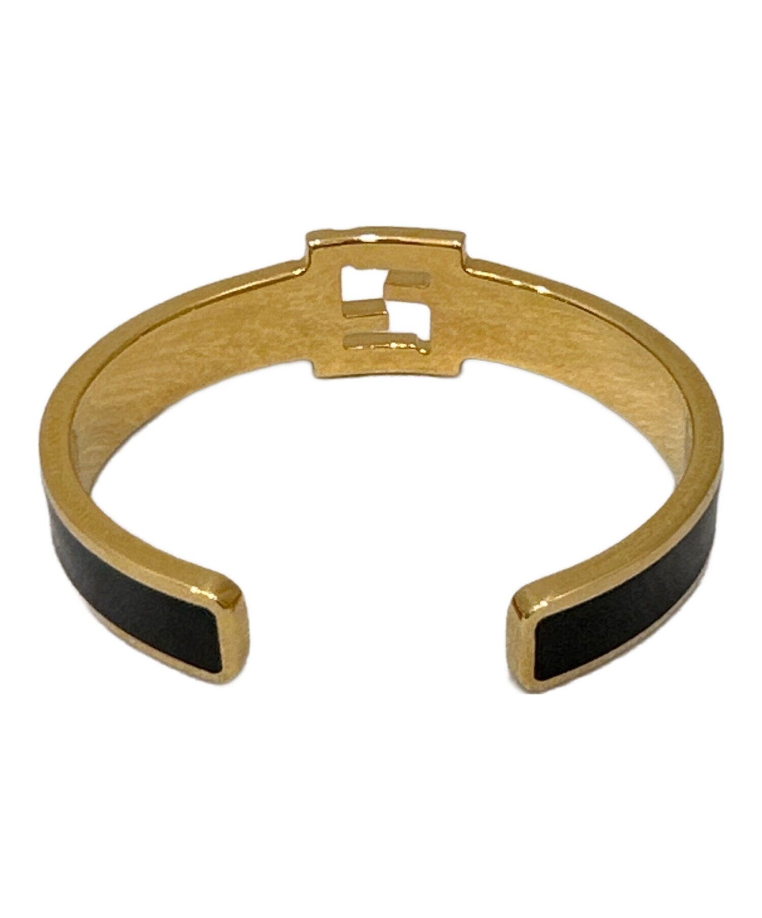 FENDI ロゴブレスレット ゴールド 中古・古着通販】FENDI (フェンディ) FFロゴブレスレット ゴールド