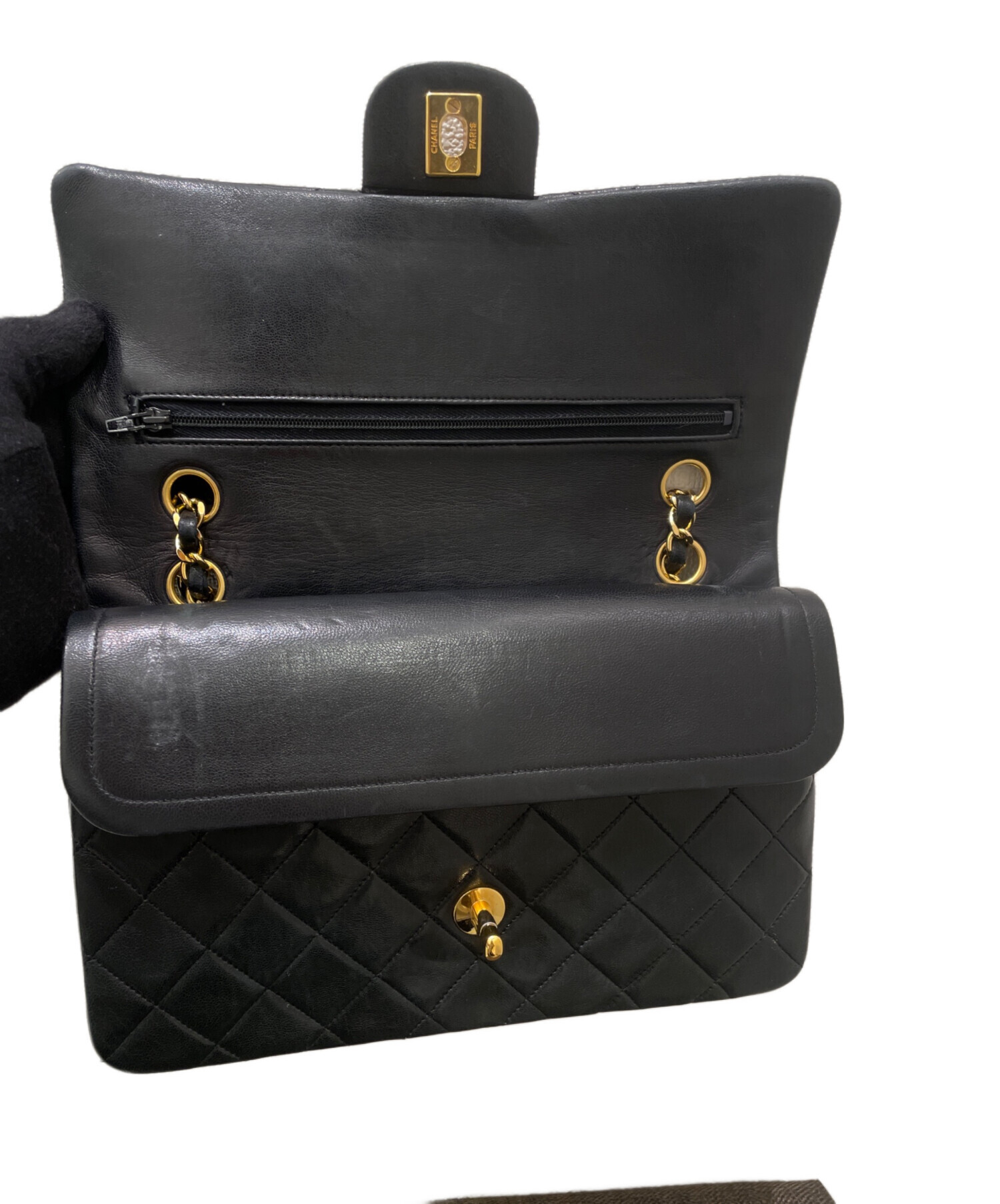 中古・古着通販】CHANEL (シャネル) マトラッセ25 ブラック サイズ:25
