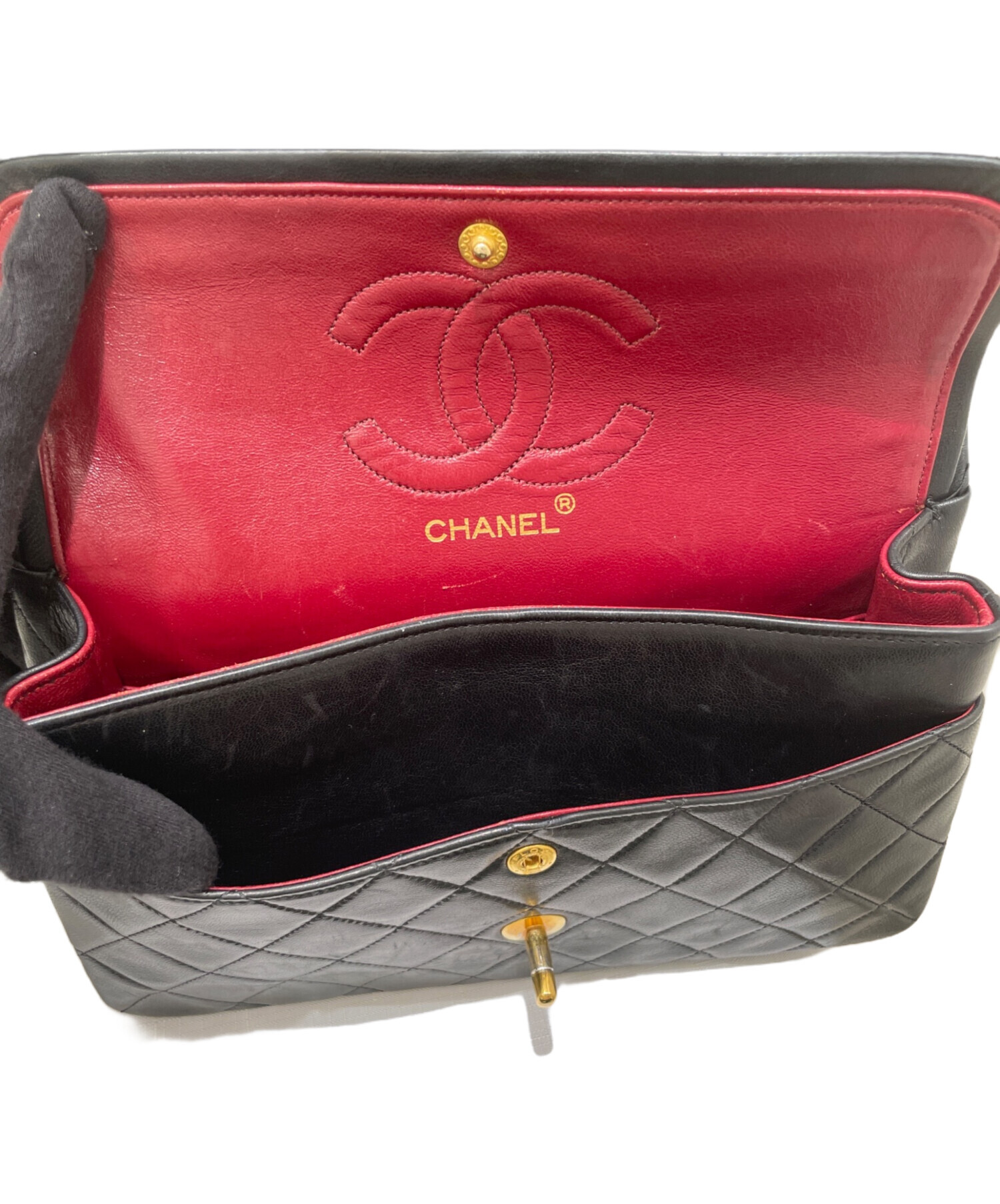 中古・古着通販】CHANEL (シャネル) マトラッセ25 ブラック サイズ:25