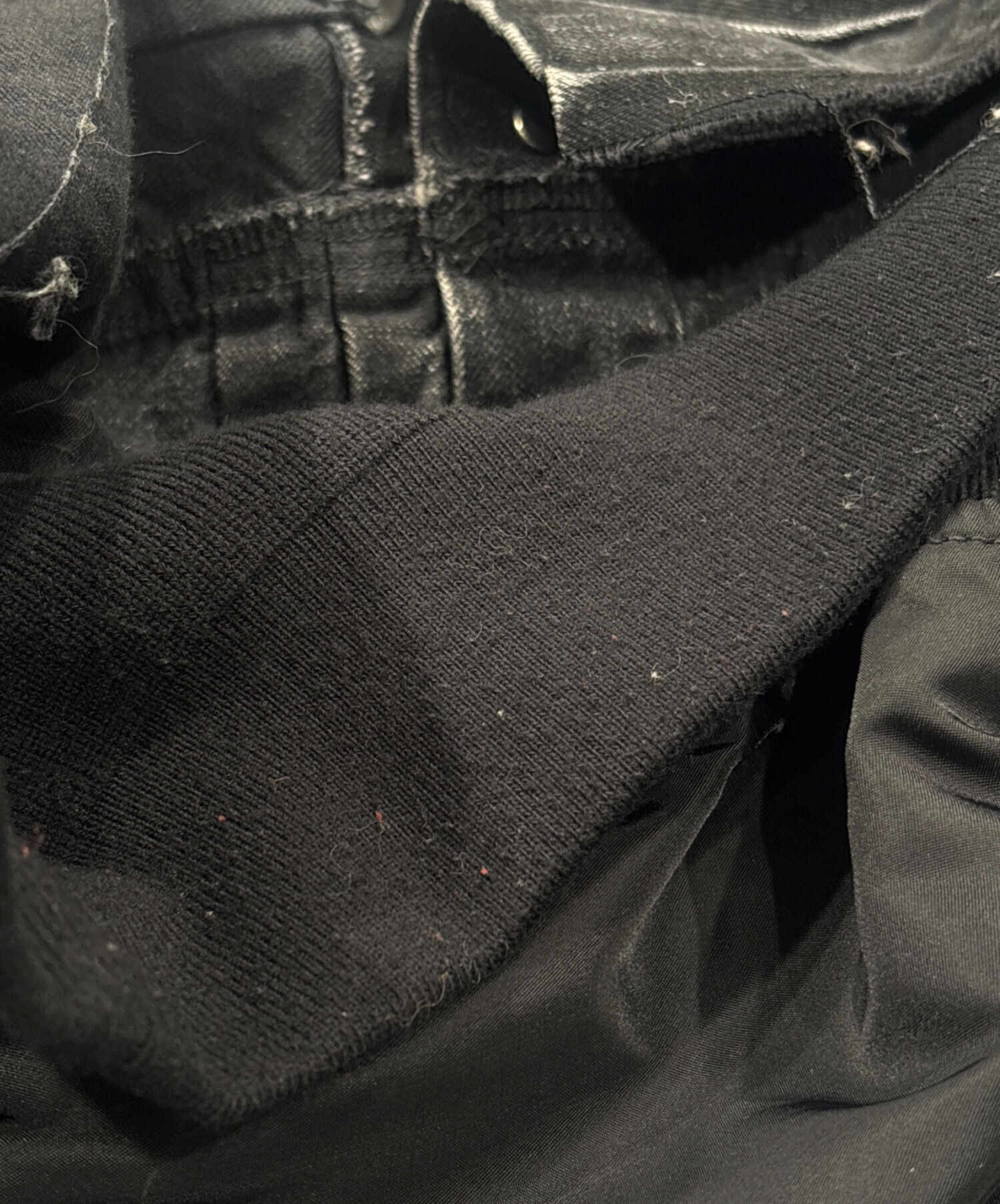 中古・古着通販】sacai (サカイ) Denim×MA-1 Jacket ブラック サイズ:1 