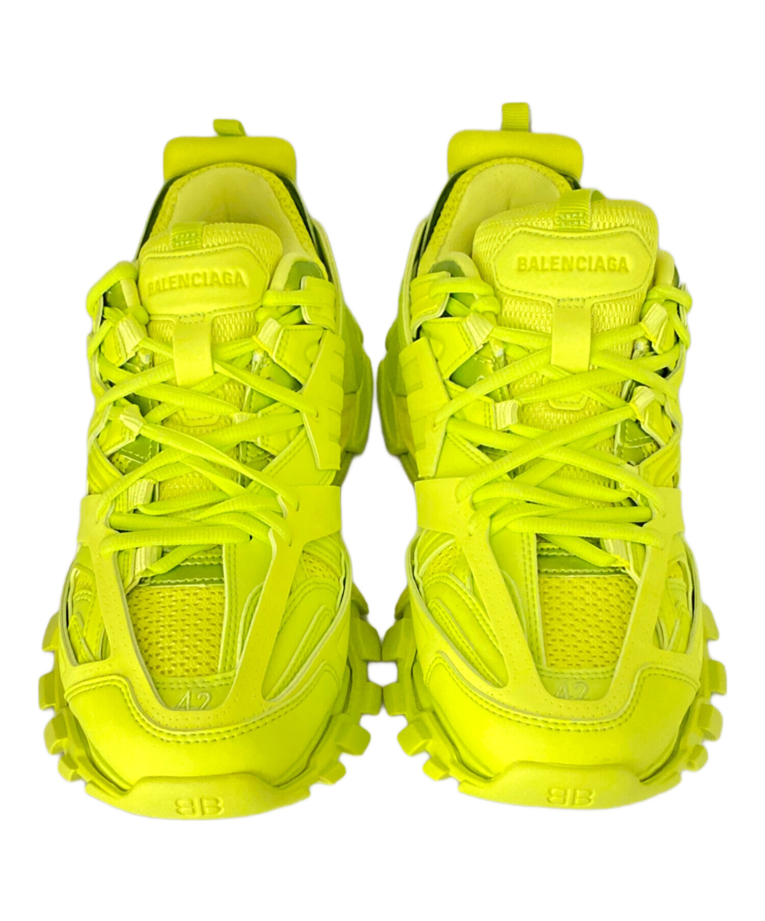 中古・古着通販】BALENCIAGA (バレンシアガ) TRACK TRAINER イエロー 