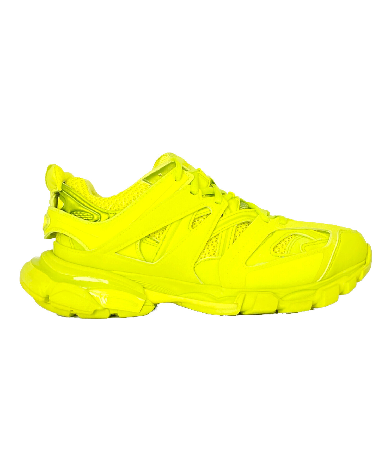 美品】BALENCIAGA バレンシアガ トラック 41 ブラック×イエロー 【公式 
