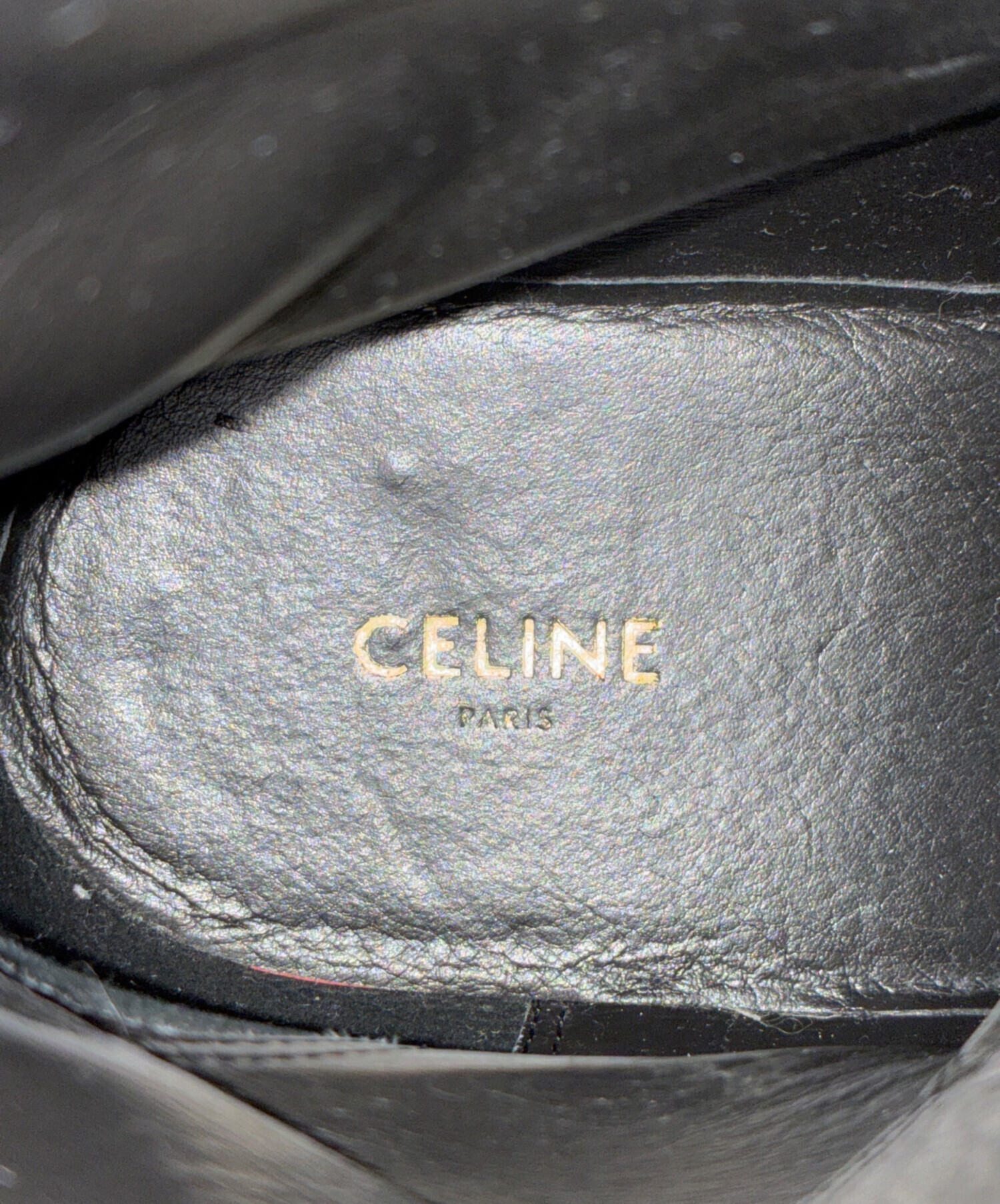 中古・古着通販】CELINE (セリーヌ) バルキーレースアップブーツ