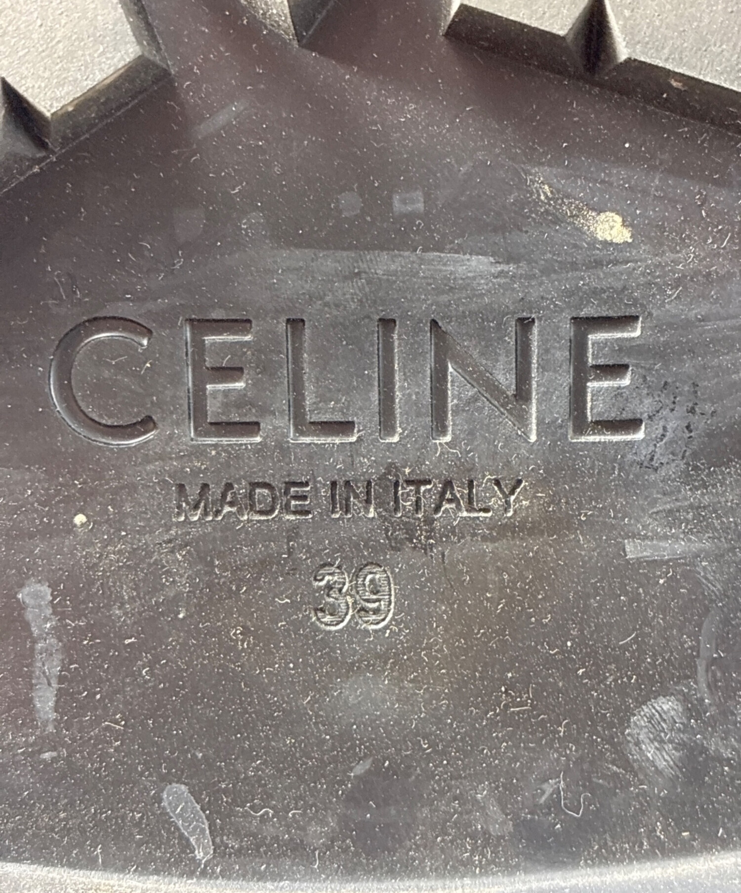 中古・古着通販】CELINE (セリーヌ) バルキーレースアップブーツ