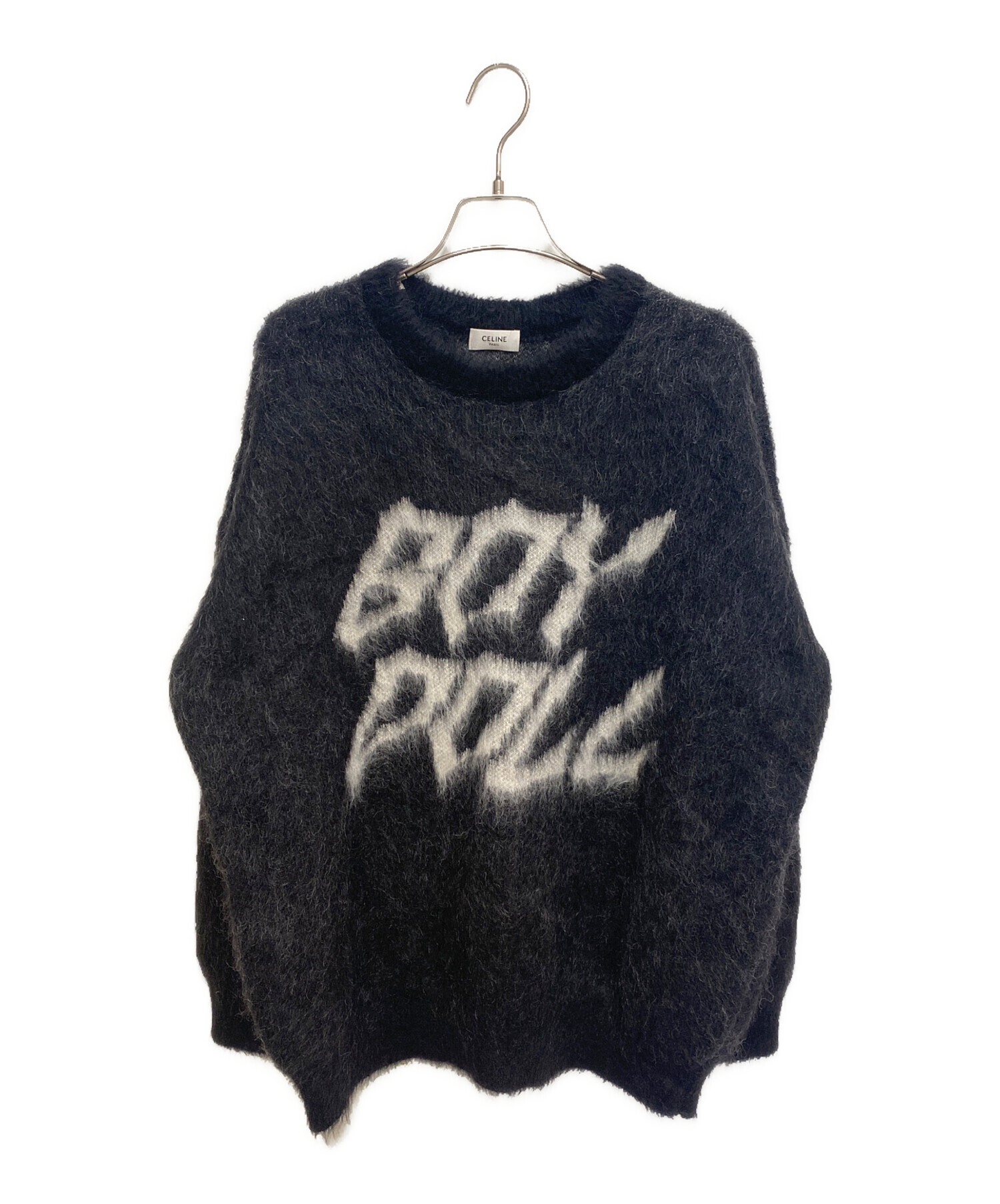 セリーヌ　BOYDOLLブラッシュドシルクモヘアオーバーサイズニット 中古・古着通販】CELINE (セリーヌ) BOY DOLL ブラッシュドモヘヤ