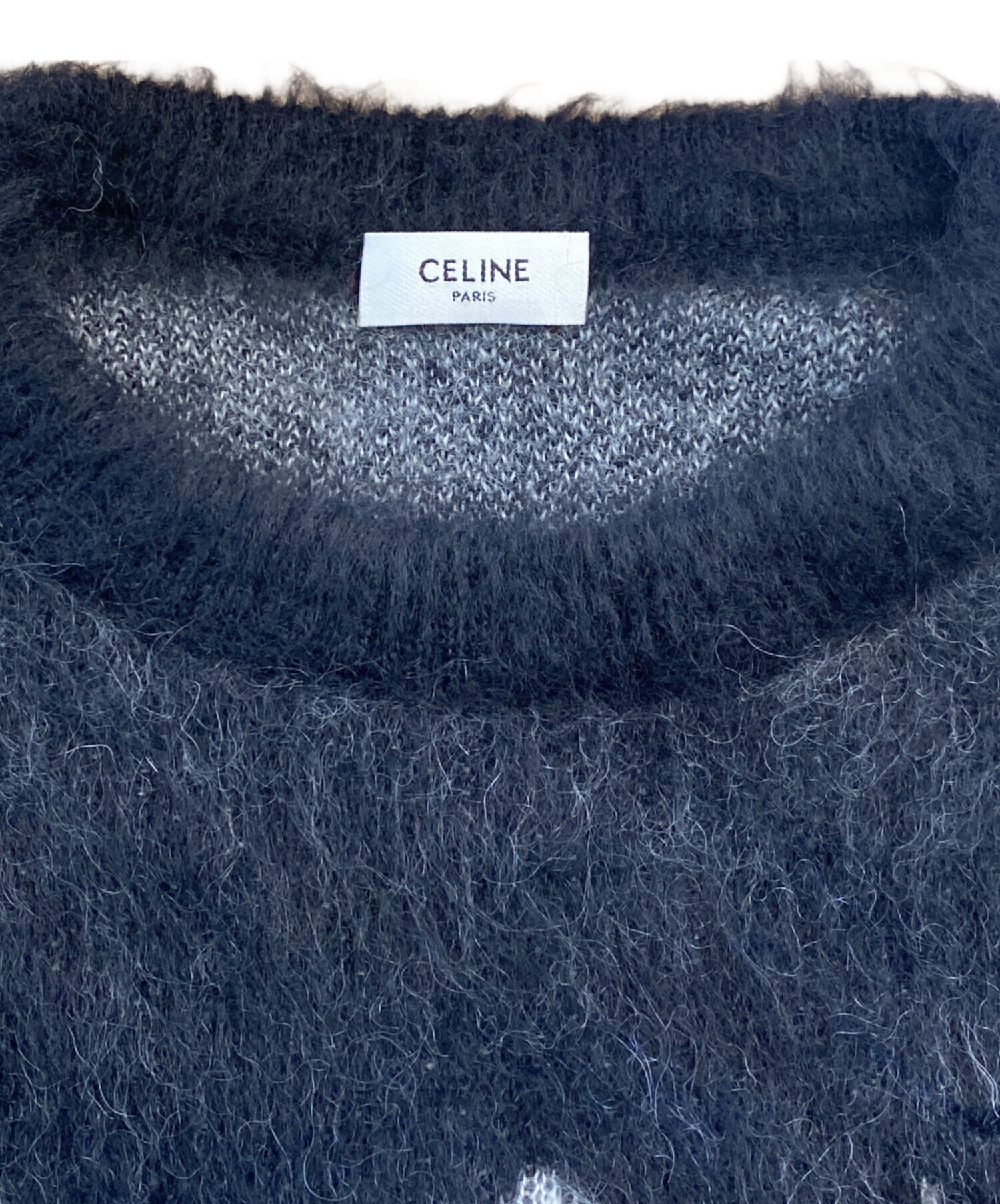 セリーヌ　BOYDOLLブラッシュドシルクモヘアオーバーサイズニット 中古・古着通販】CELINE (セリーヌ) BOY DOLL ブラッシュドモヘヤ