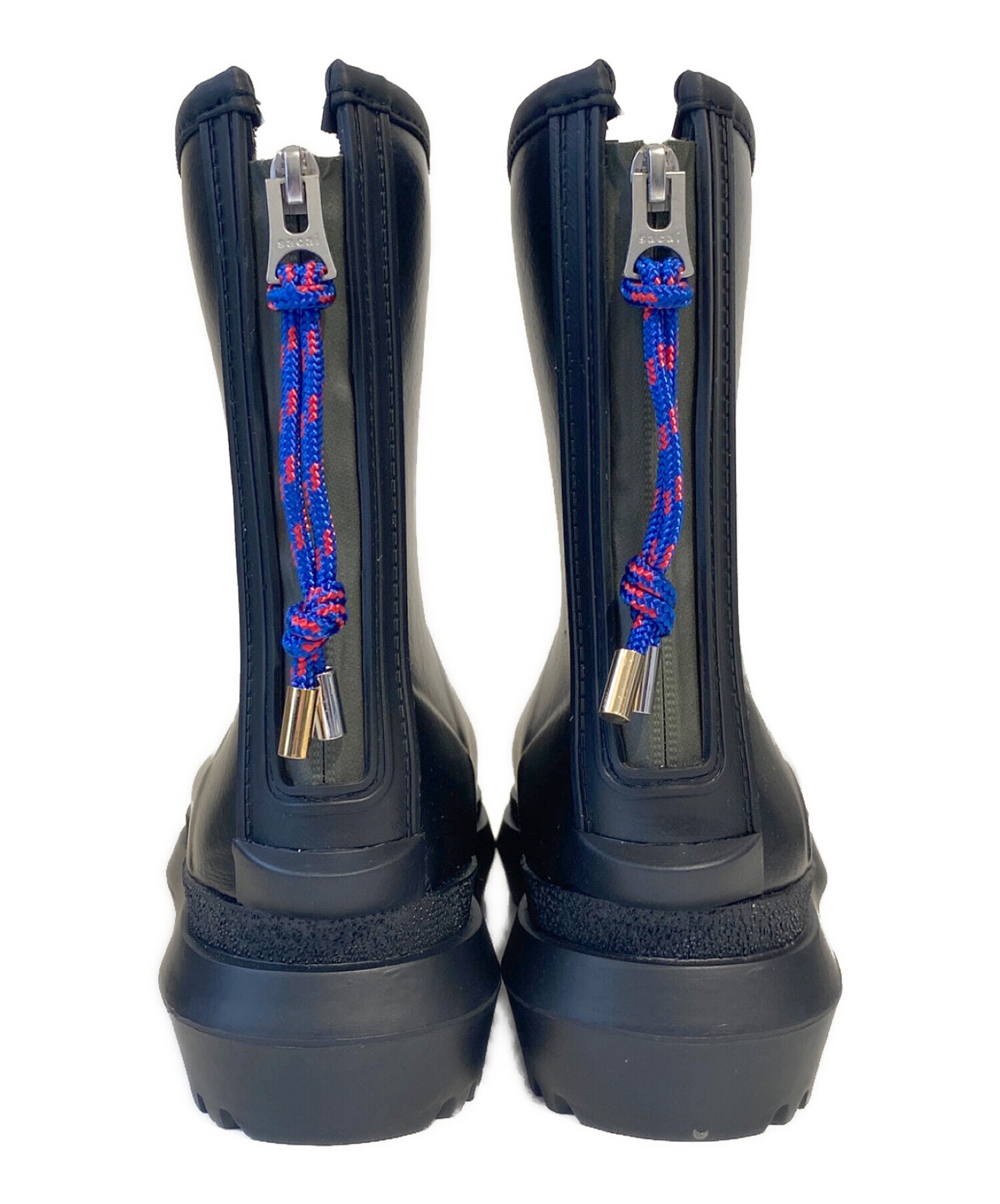 中古・古着通販】sacai (サカイ) Rubber Boots ブラック サイズ