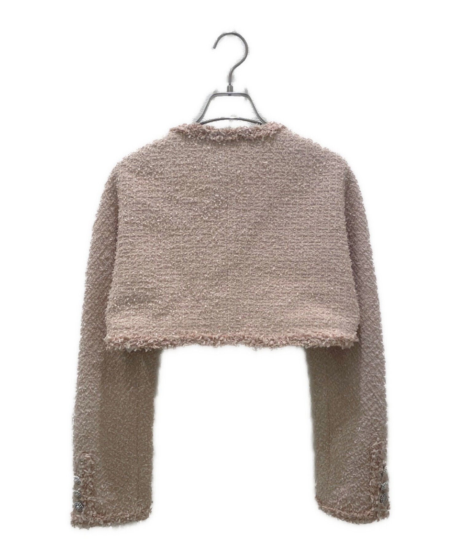 フォクシーブティック ツイード フリンジ ジャケット ボレロ 38 フォクシーブティック ツイード フリンジ ジャケット ボレロ 38