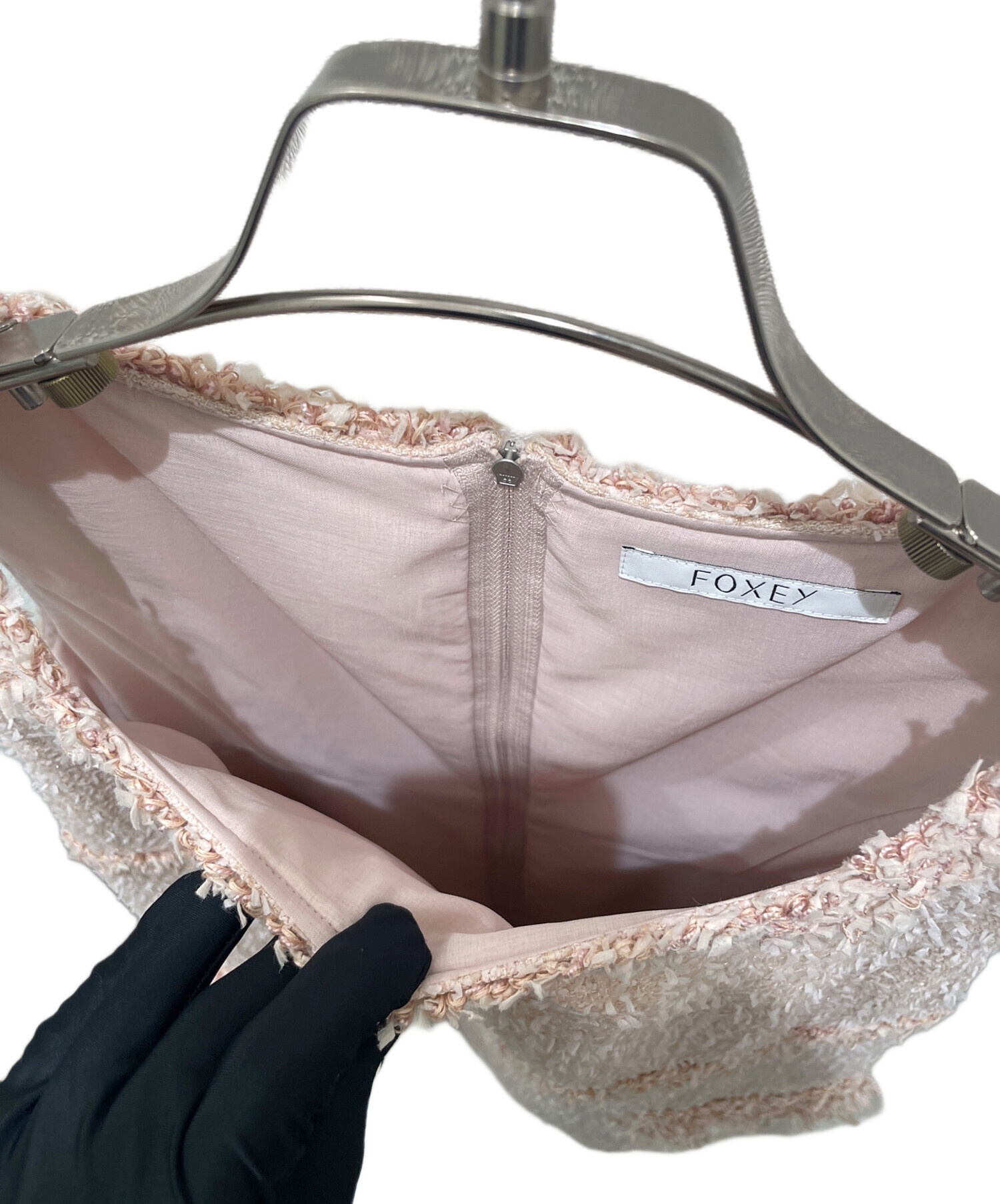 中古・古着通販】FOXEY (フォクシー) Dress Linette/ツイード