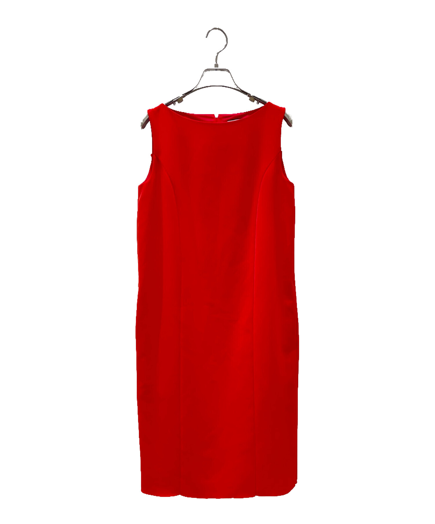 FOXEY ノースリーブワンピース 38レッド Foxey 【公式通販】