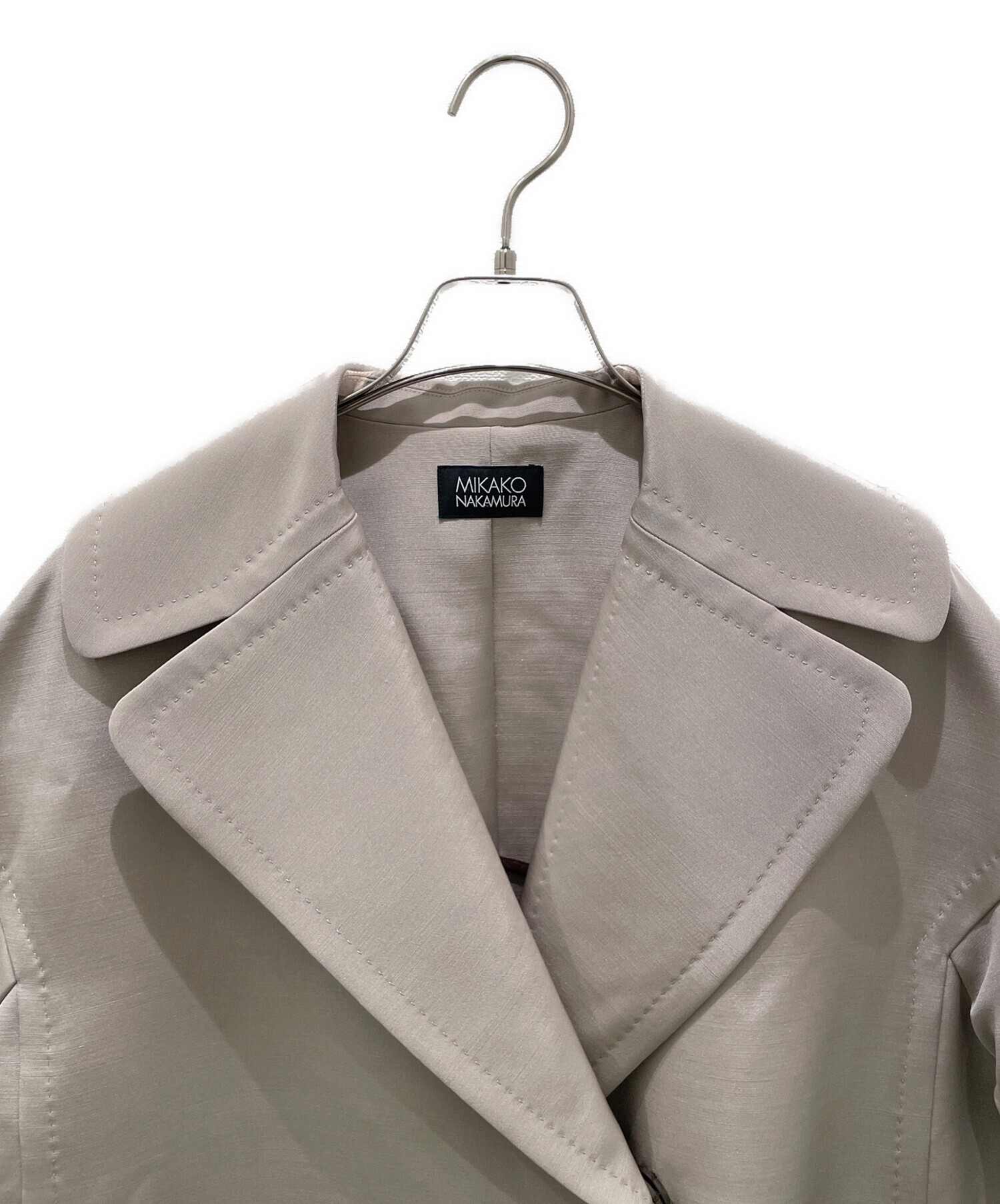 中古・古着通販】mikako nakamura (ミカコ ナカムラ) シルク混コート