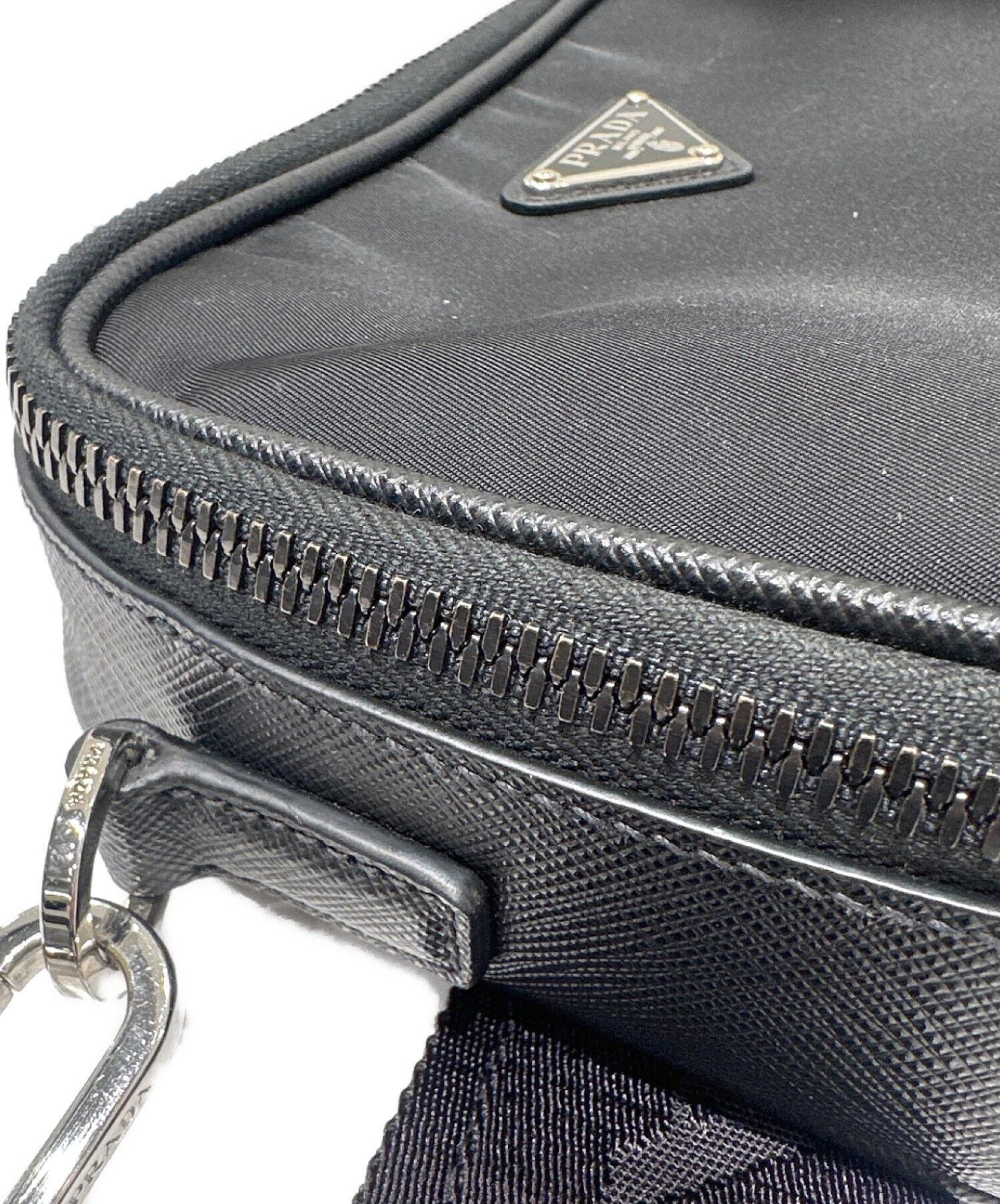 中古・古着通販】PRADA (プラダ) ブリック Re-Nylon xサフィアーノ
