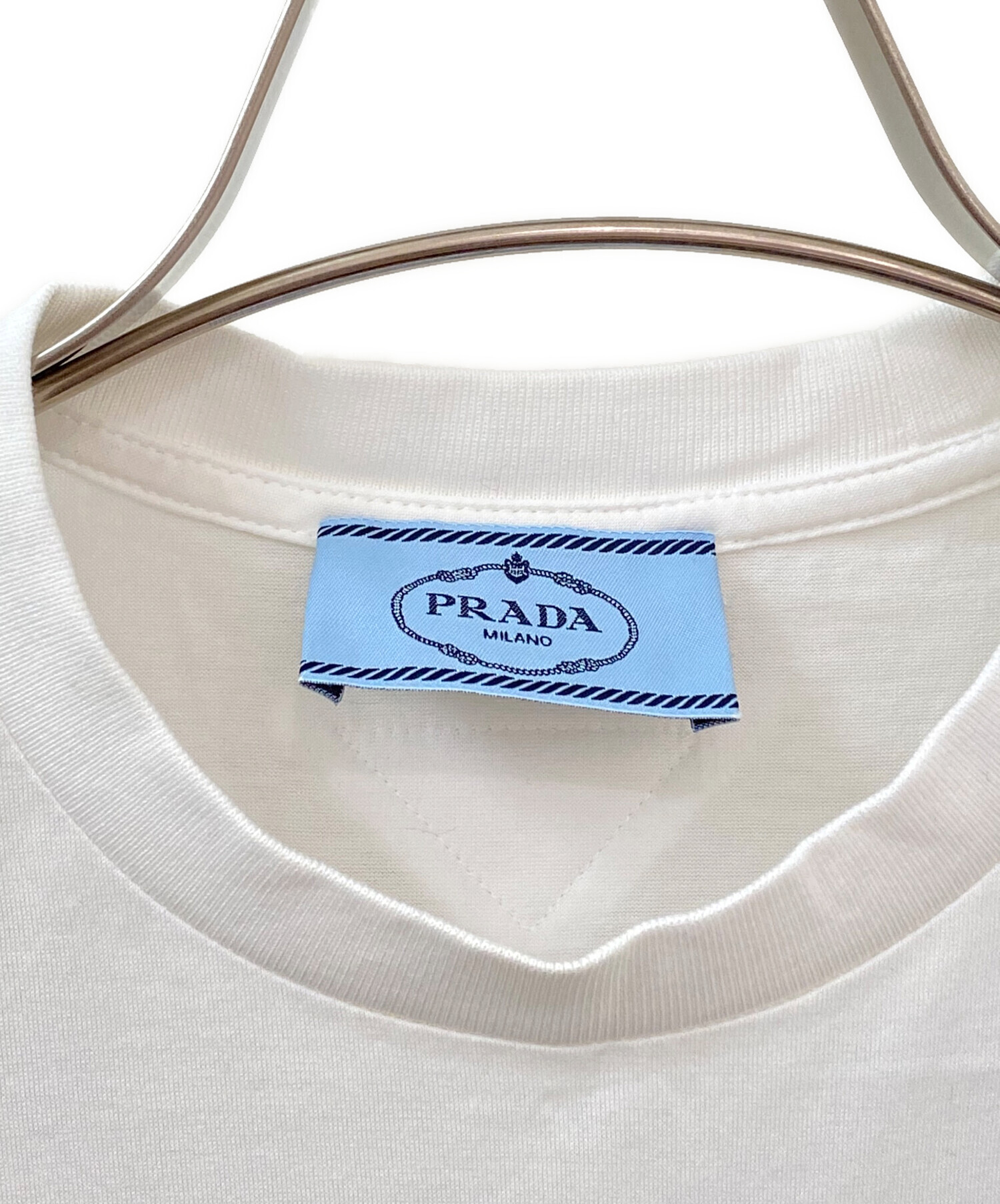中古・古着通販】PRADA (プラダ) Tシャツ/半袖カットソー ホワイト
